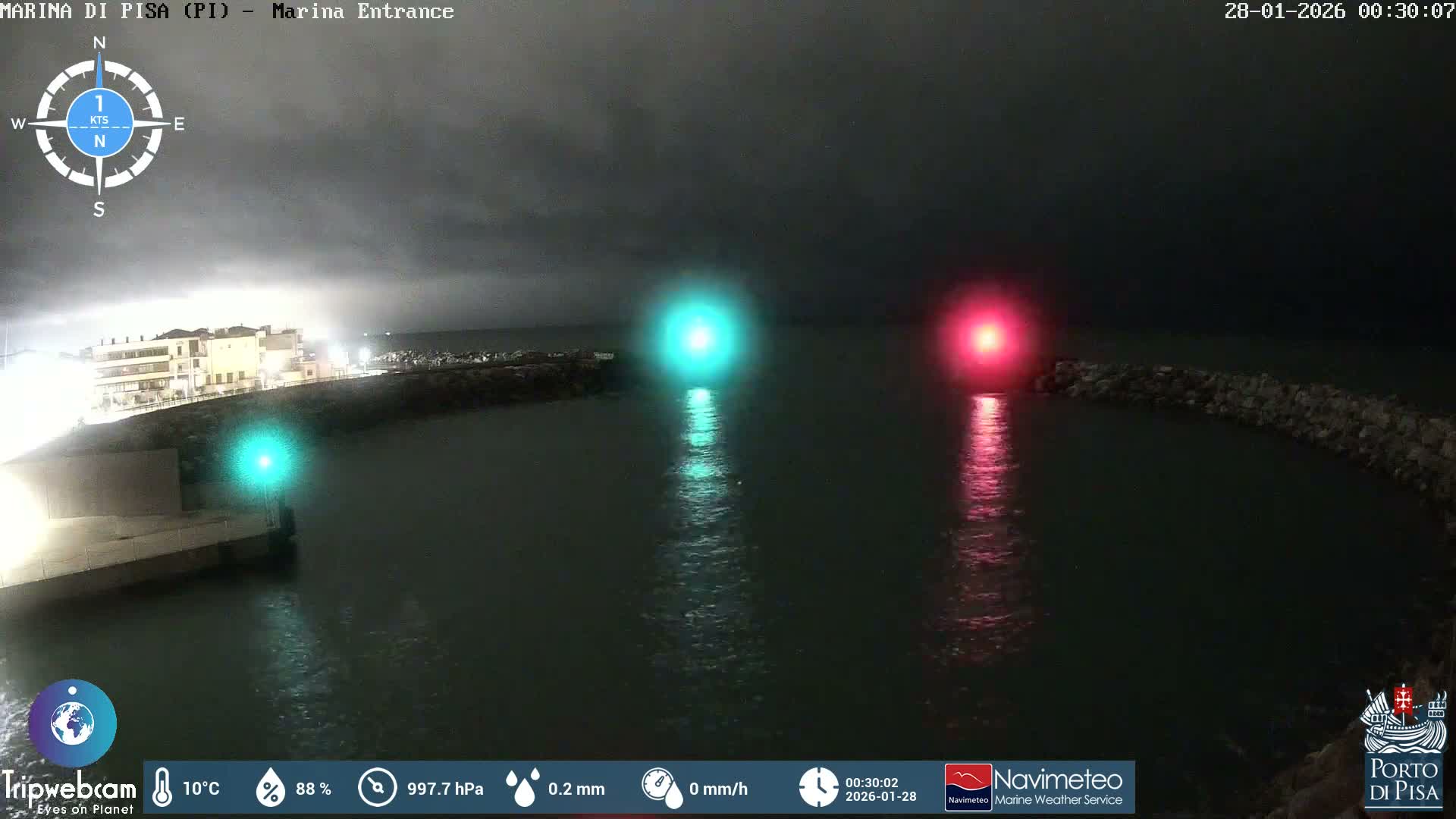 Port of Pisa Marina Live Cam - Pisa, Tuscany, Italy