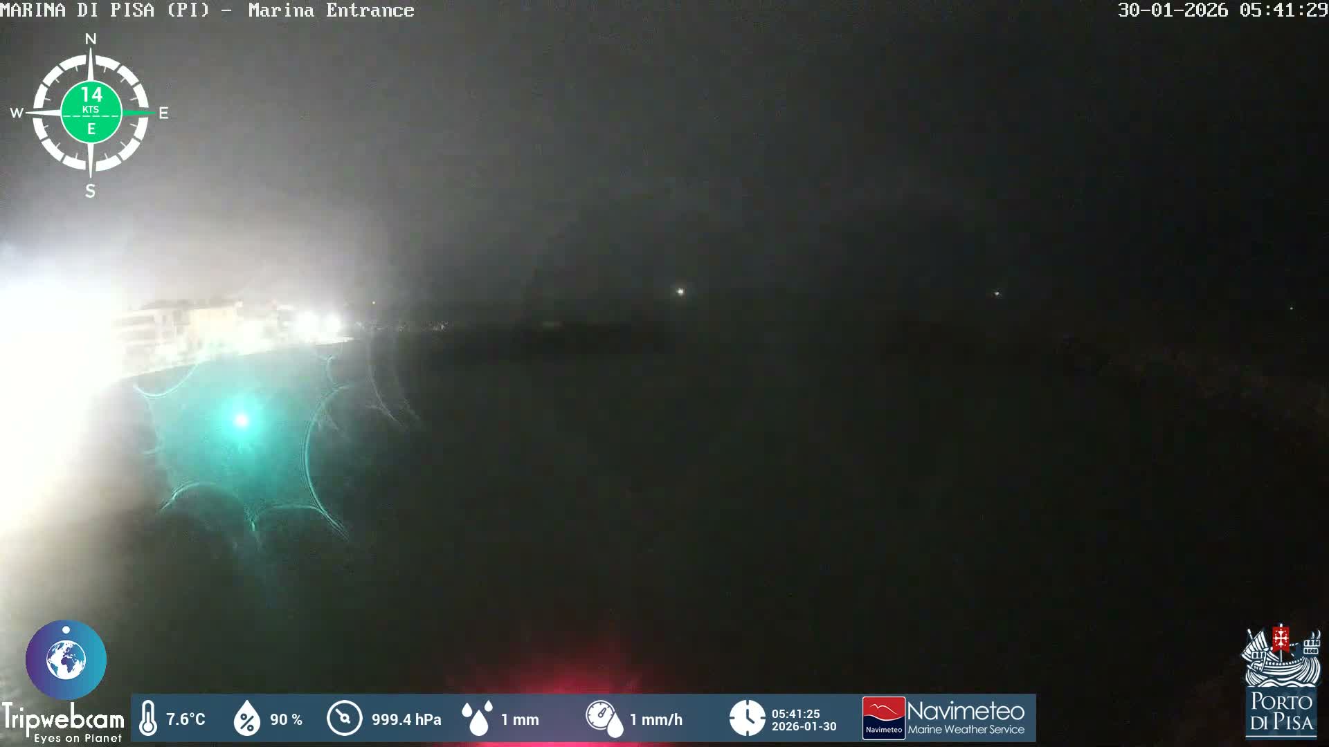 Port of Pisa Marina Live Cam - Pisa, Tuscany, Italy