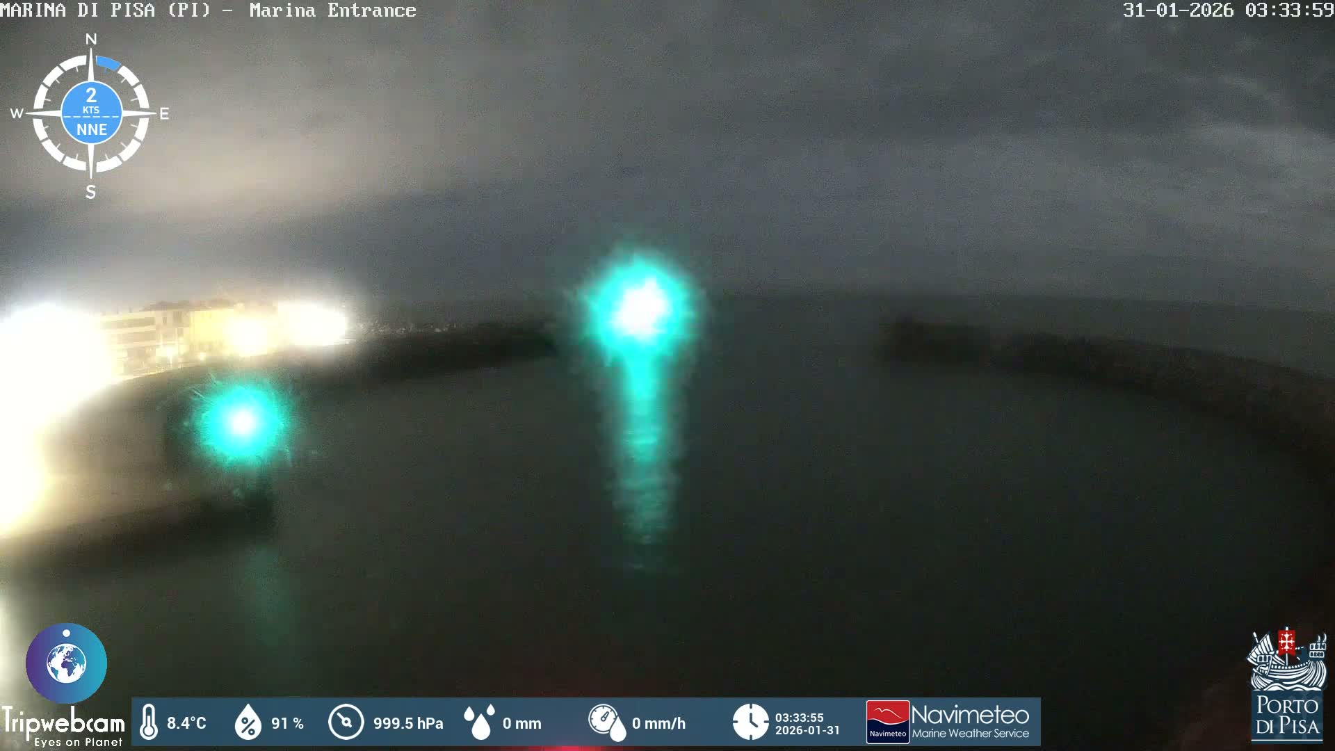 Port of Pisa Marina Live Cam - Pisa, Tuscany, Italy