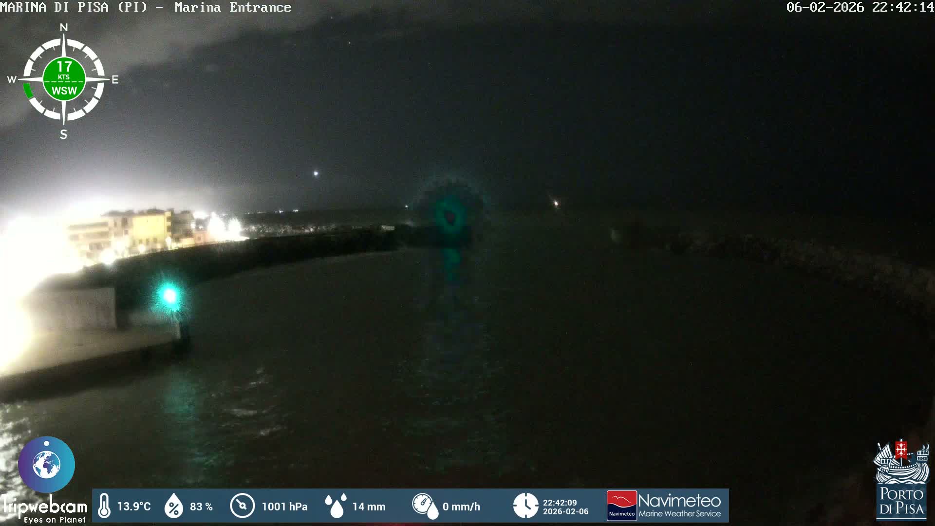 Port of Pisa Marina Live Cam - Pisa, Tuscany, Italy