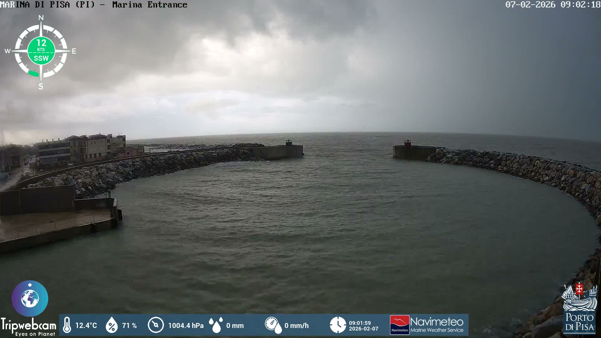 Port of Pisa Marina Live Cam - Pisa, Tuscany, Italy