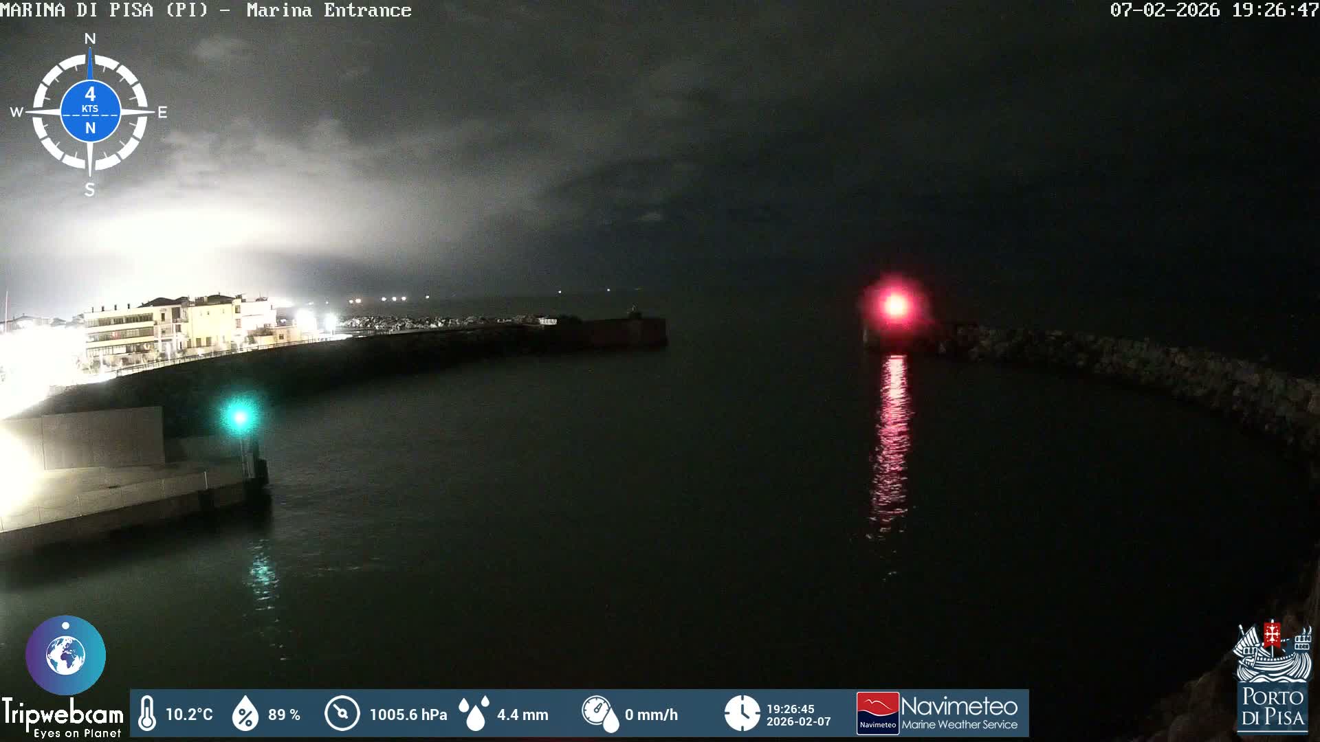 Port of Pisa Marina Live Cam - Pisa, Tuscany, Italy