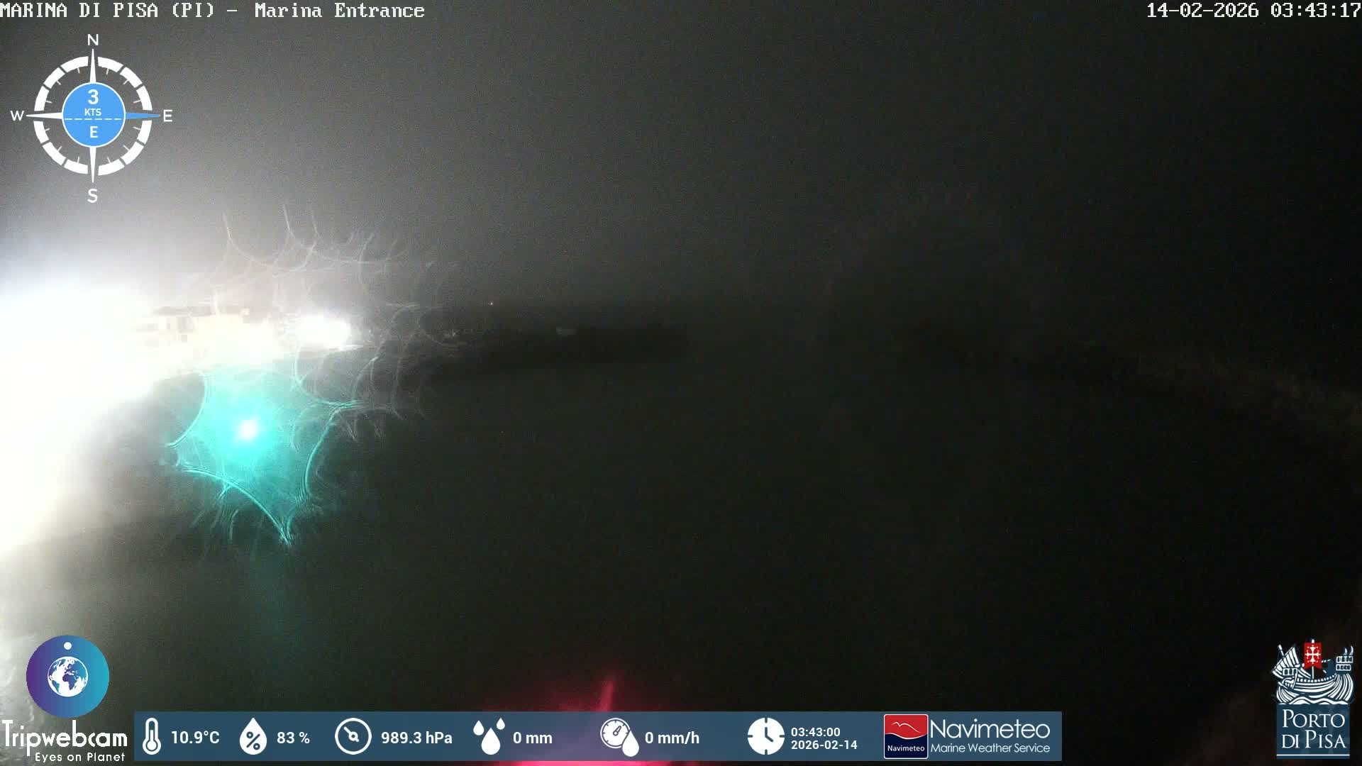 Port of Pisa Marina Live Cam - Pisa, Tuscany, Italy