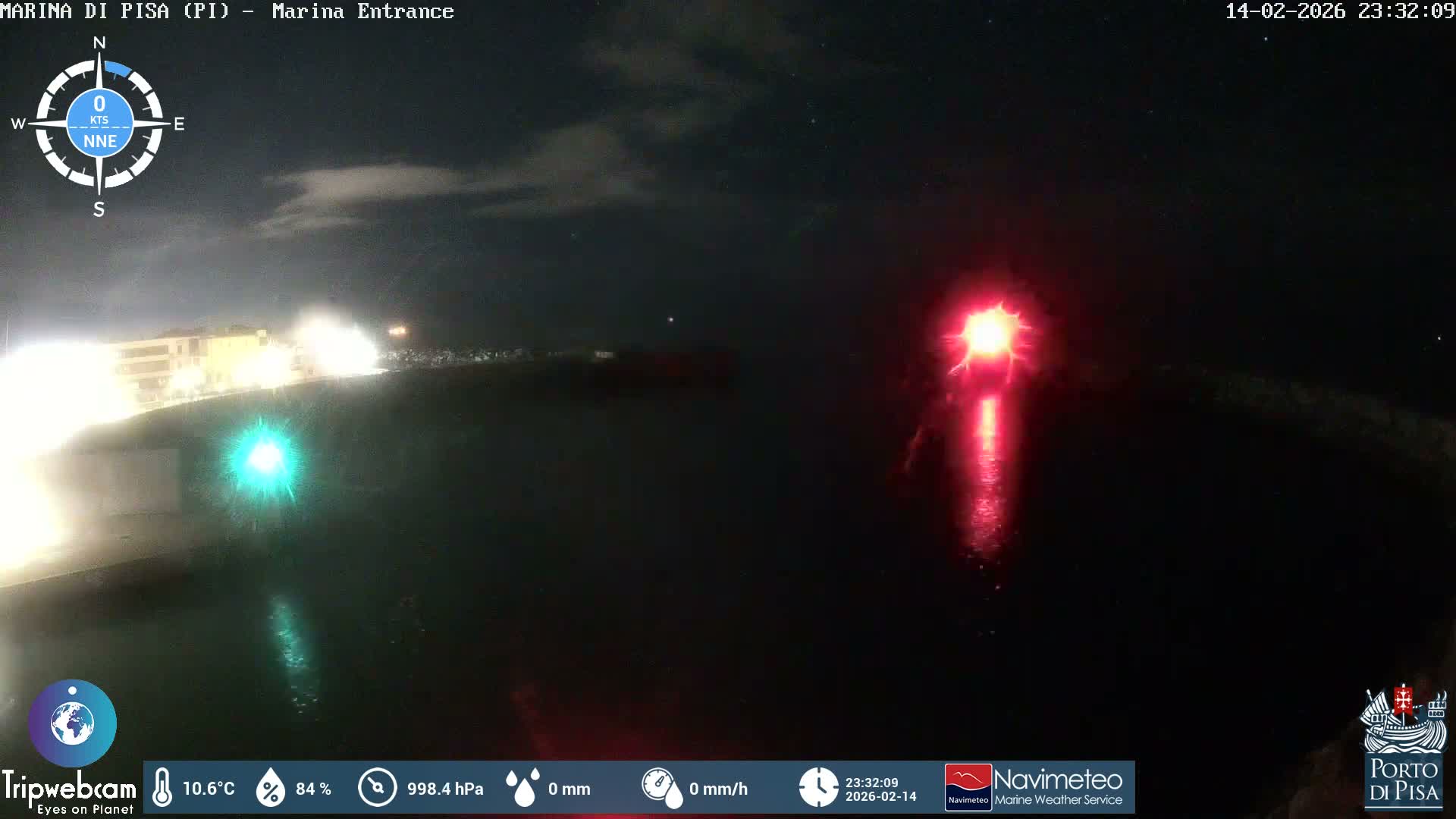 Port of Pisa Marina Live Cam - Pisa, Tuscany, Italy