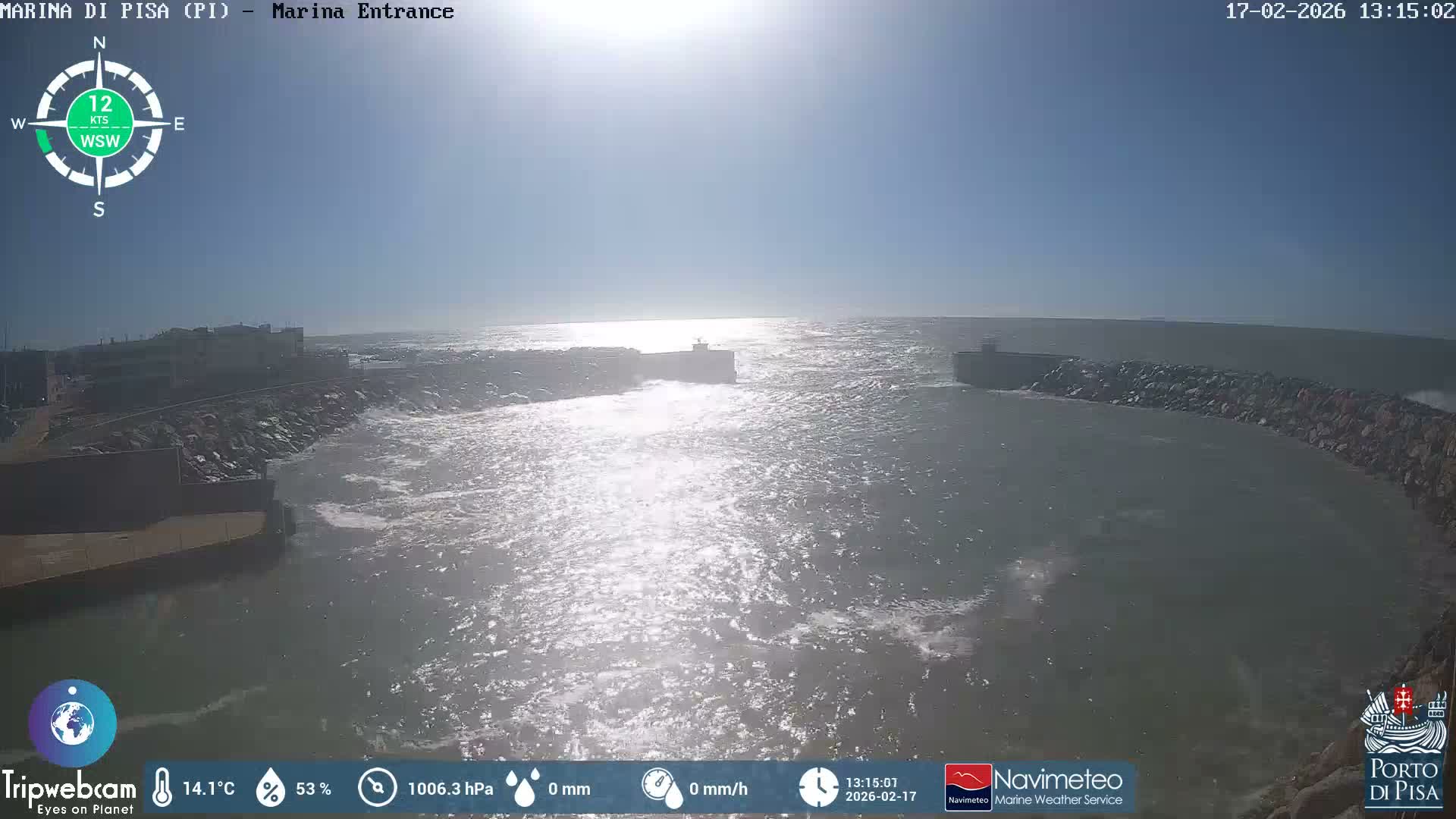 Port of Pisa Marina Live Cam - Pisa, Tuscany, Italy