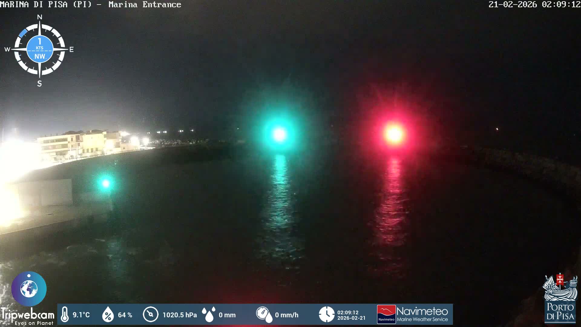 Port of Pisa Marina Live Cam - Pisa, Tuscany, Italy