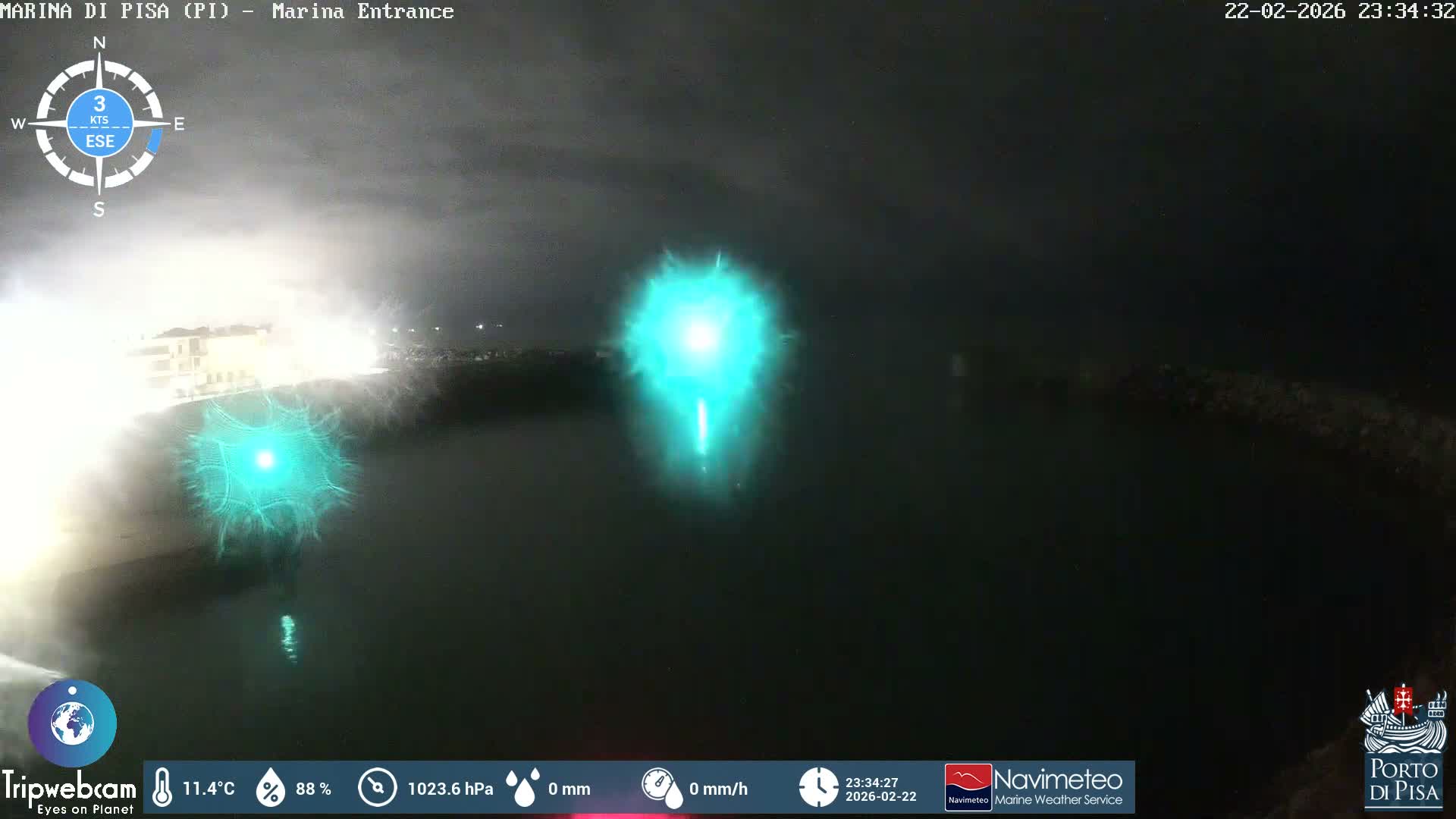 Port of Pisa Marina Live Cam - Pisa, Tuscany, Italy