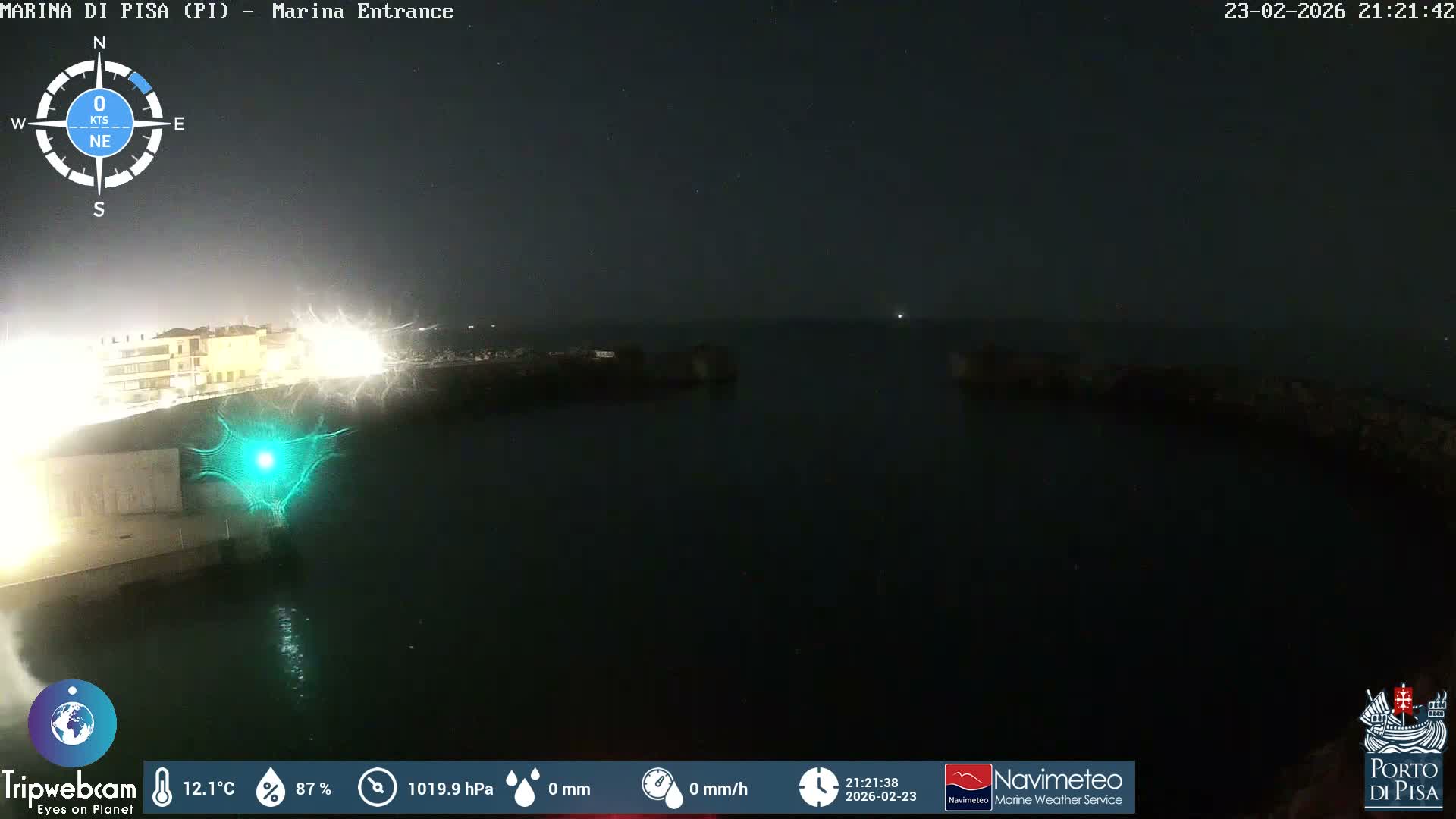 Port of Pisa Marina Live Cam - Pisa, Tuscany, Italy