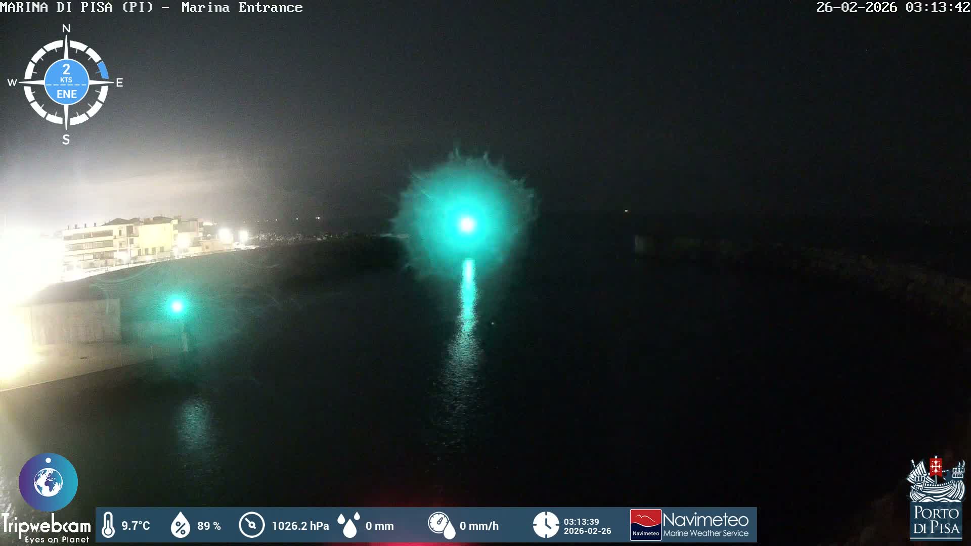 Port of Pisa Marina Live Cam - Pisa, Tuscany, Italy