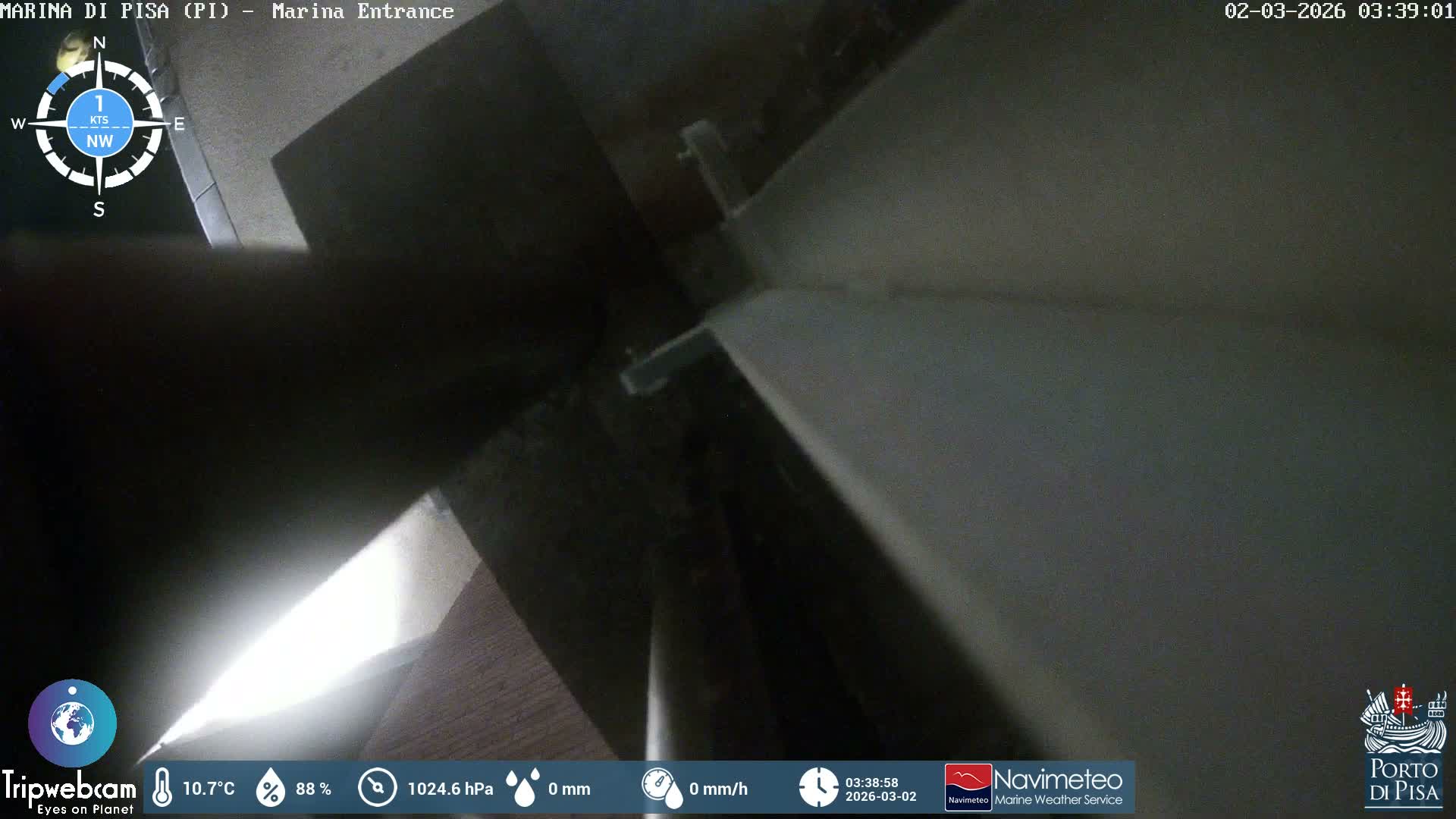 Port of Pisa Marina Live Cam - Pisa, Tuscany, Italy