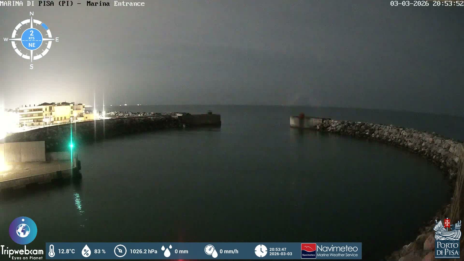 Port of Pisa Marina Live Cam - Pisa, Tuscany, Italy