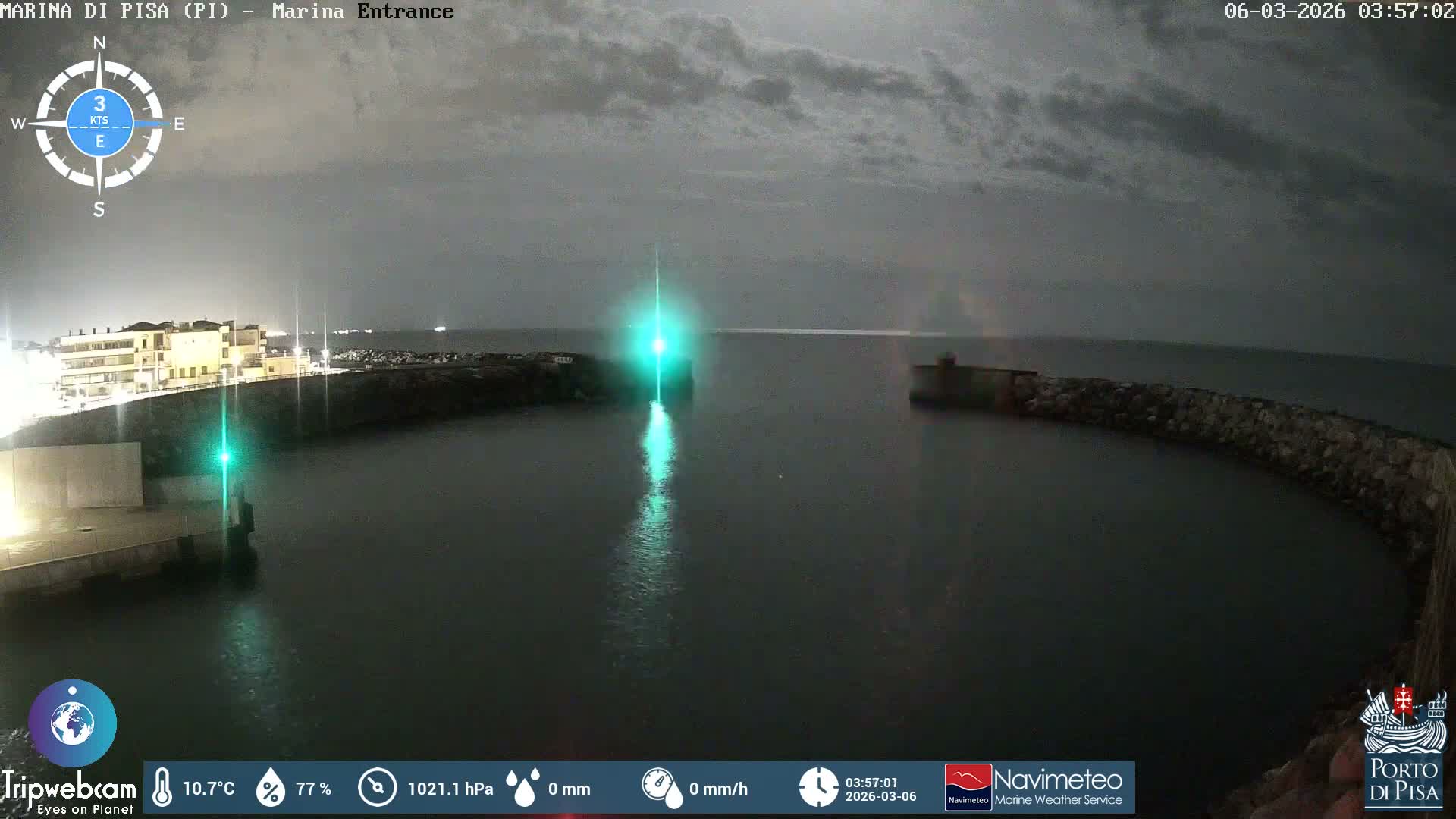 Port of Pisa Marina Live Cam - Pisa, Tuscany, Italy