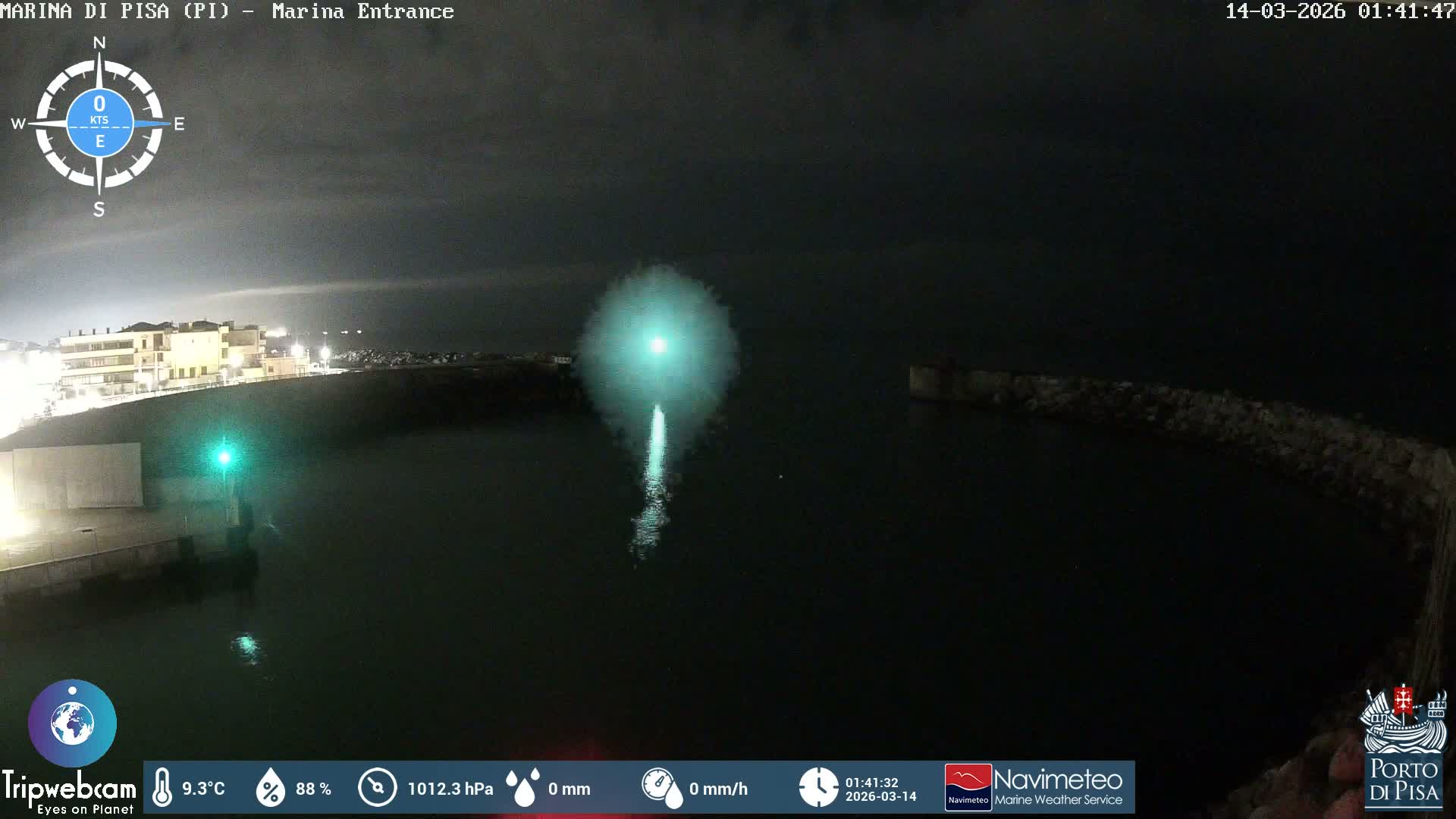 Port of Pisa Marina Live Cam - Pisa, Tuscany, Italy