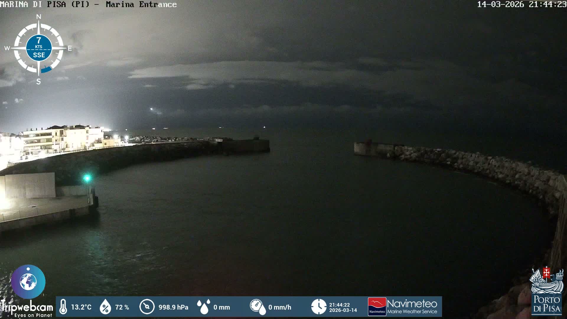 Port of Pisa Marina Live Cam - Pisa, Tuscany, Italy