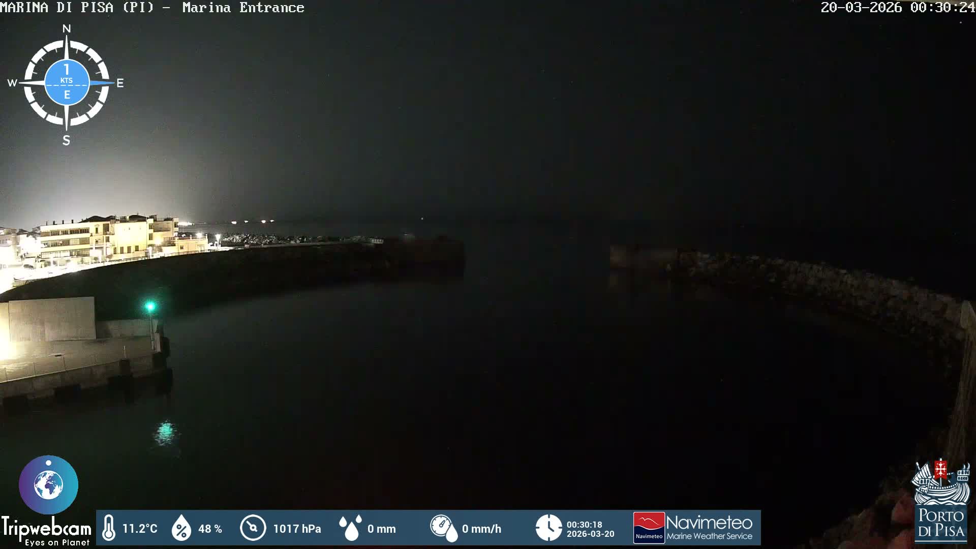 Port of Pisa Marina Live Cam - Pisa, Tuscany, Italy