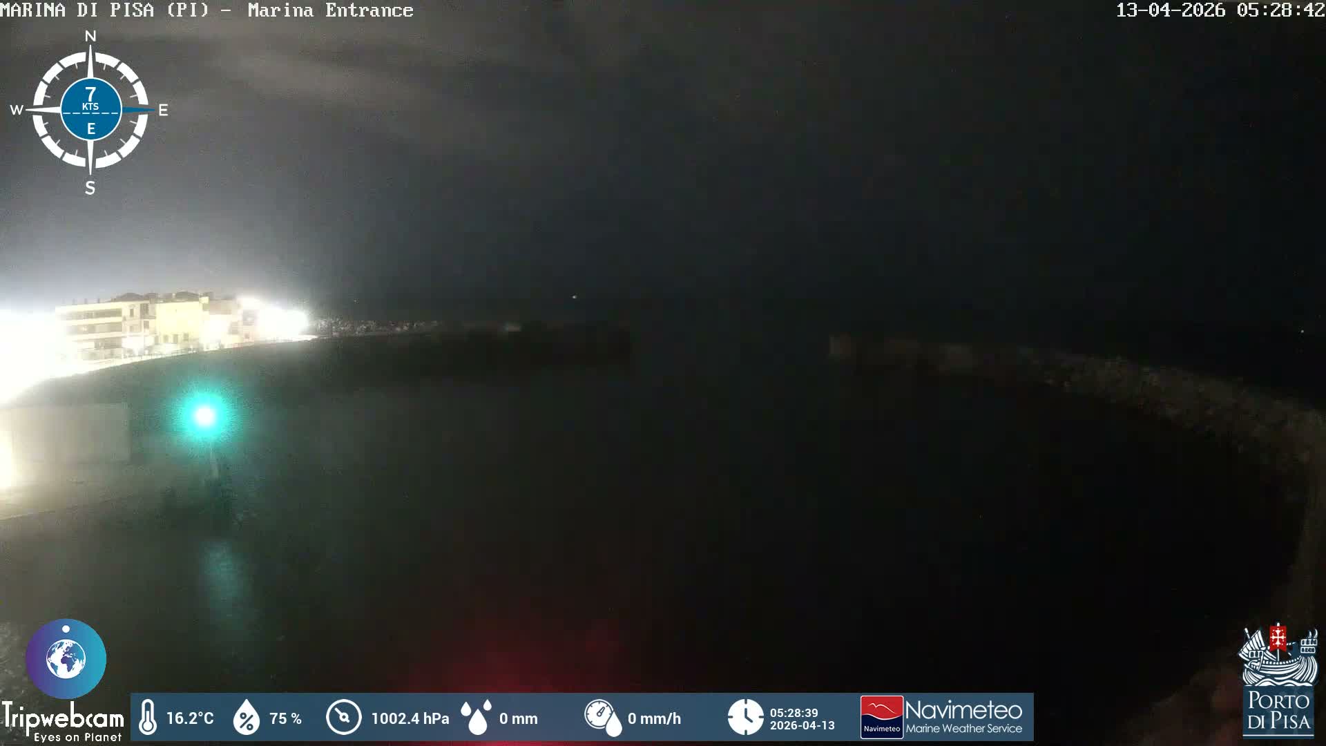 Port of Pisa Marina Live Cam - Pisa, Tuscany, Italy