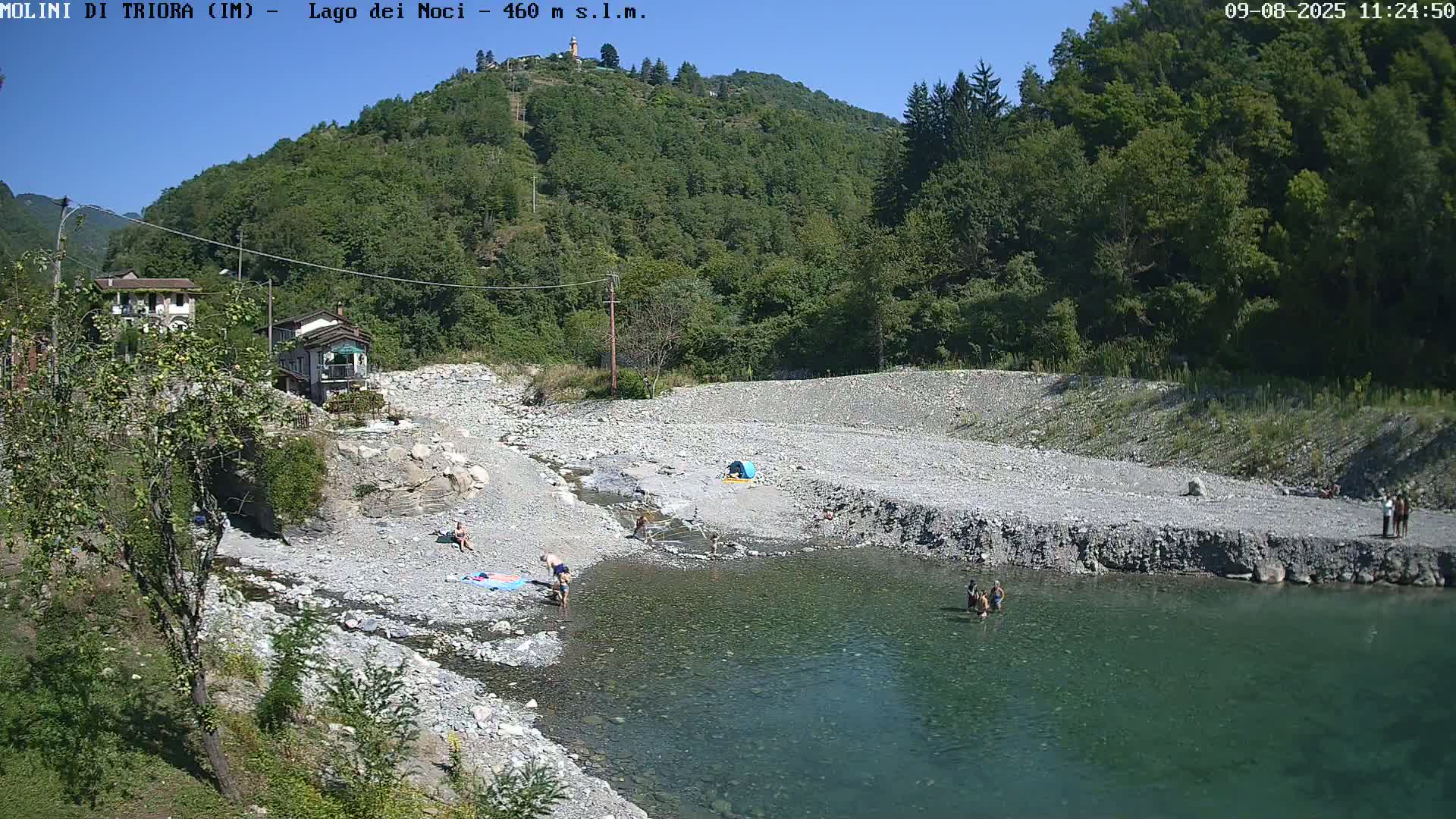 Molini di Triora , Lake Lago dei Noci  Live Cam - Liguria, Italy
