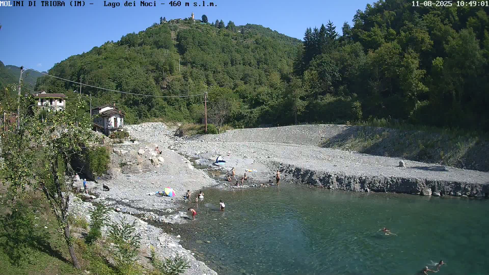 Molini di Triora , Lake Lago dei Noci  Live Cam - Liguria, Italy
