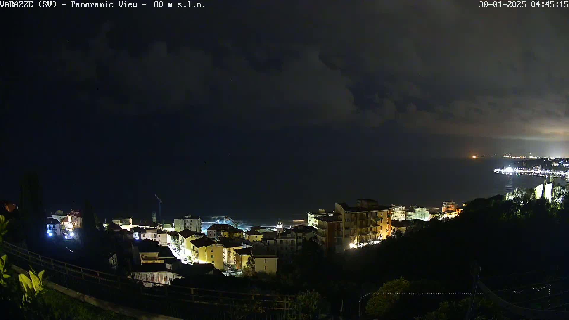 Varazze, Ligurian Sea Panaromic  Live Cam -  Liguria, Italy