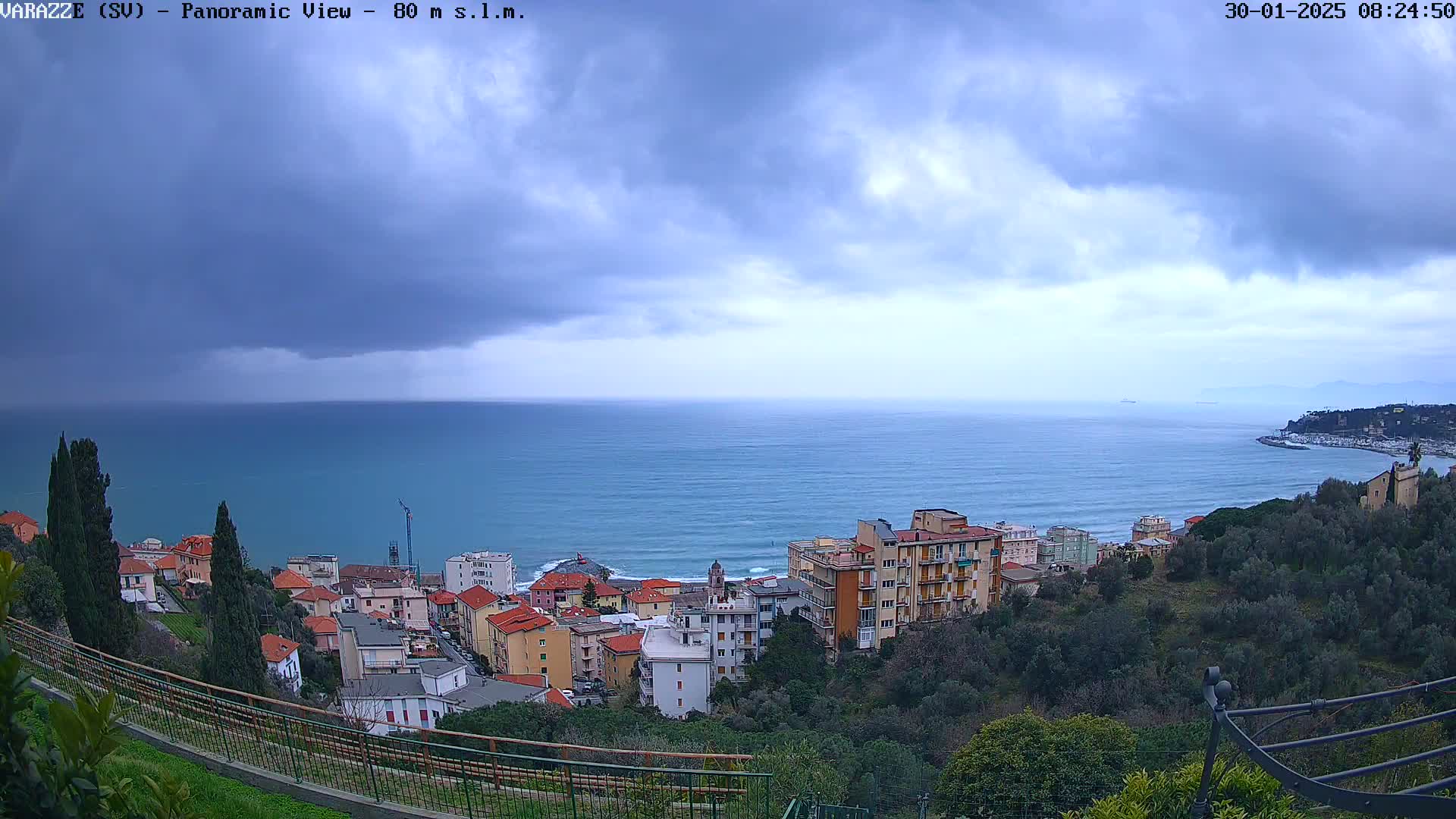 Varazze, Ligurian Sea Panaromic  Live Cam -  Liguria, Italy