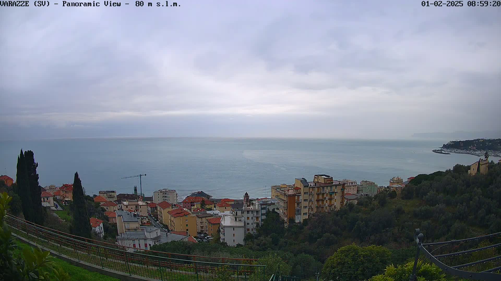 Varazze, Ligurian Sea Panaromic  Live Cam -  Liguria, Italy