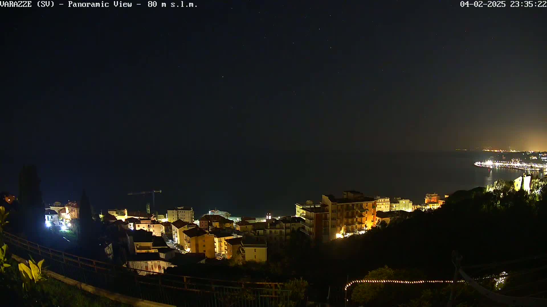 Varazze, Ligurian Sea Panaromic  Live Cam -  Liguria, Italy