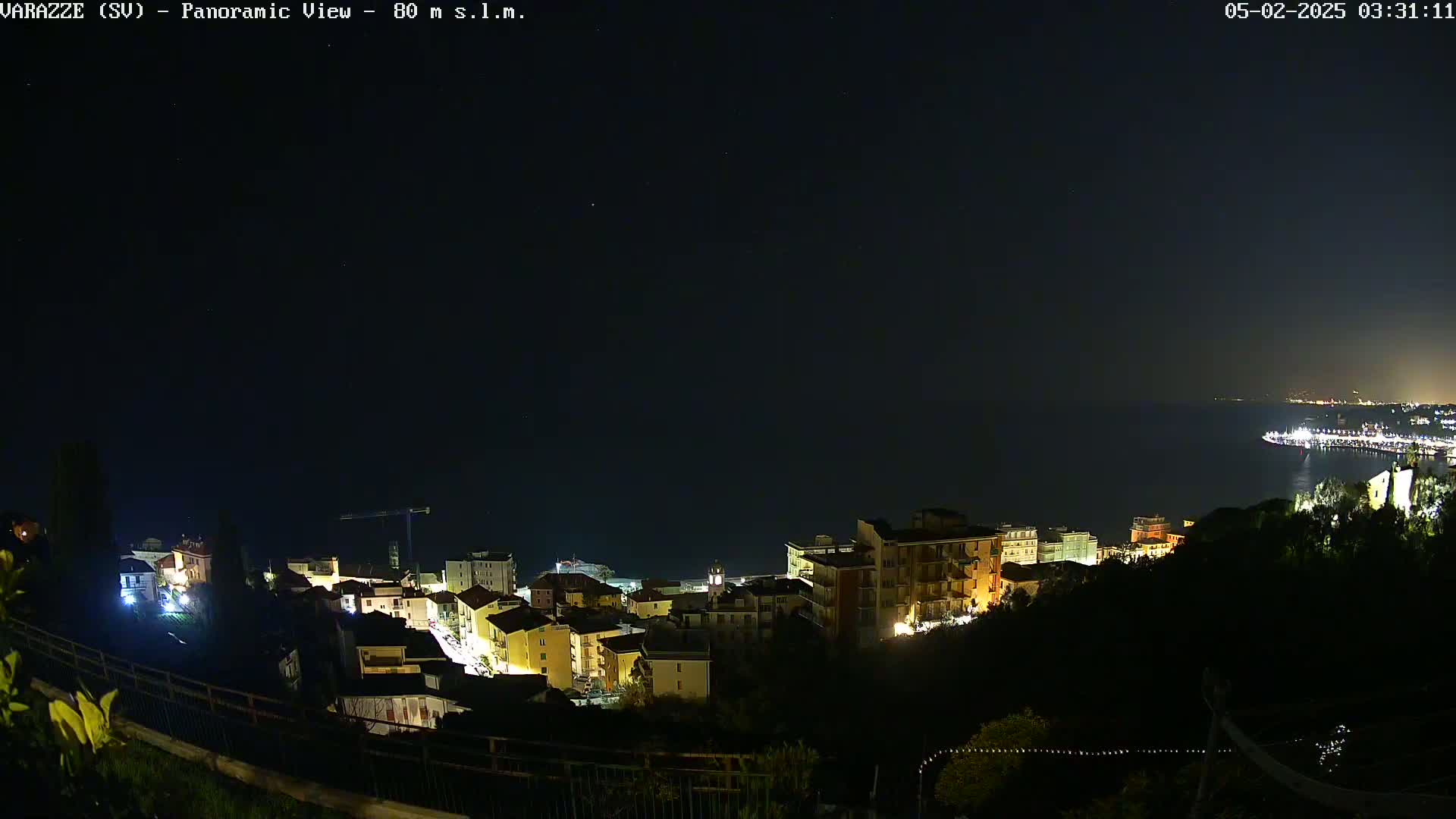Varazze, Ligurian Sea Panaromic  Live Cam -  Liguria, Italy