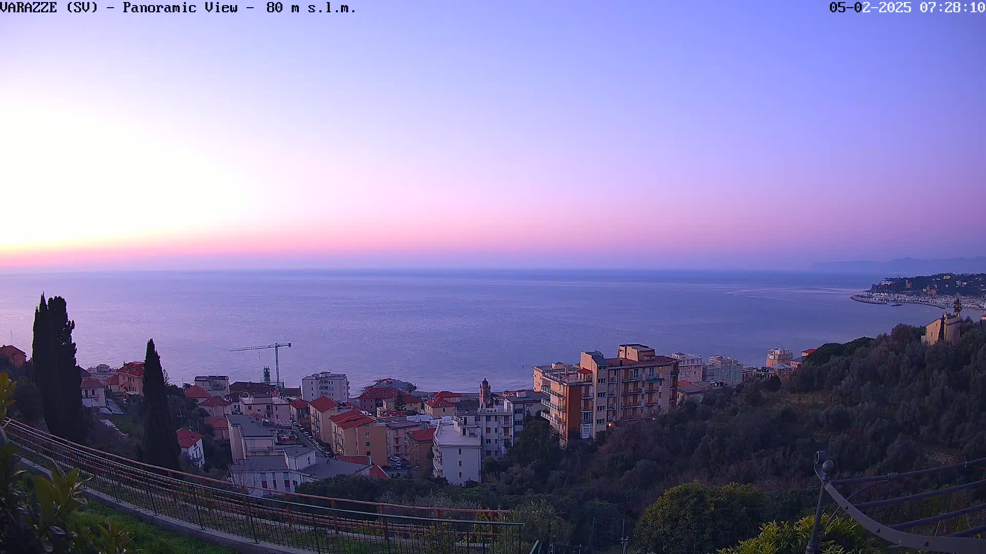 Varazze, Ligurian Sea Panaromic  Live Cam -  Liguria, Italy