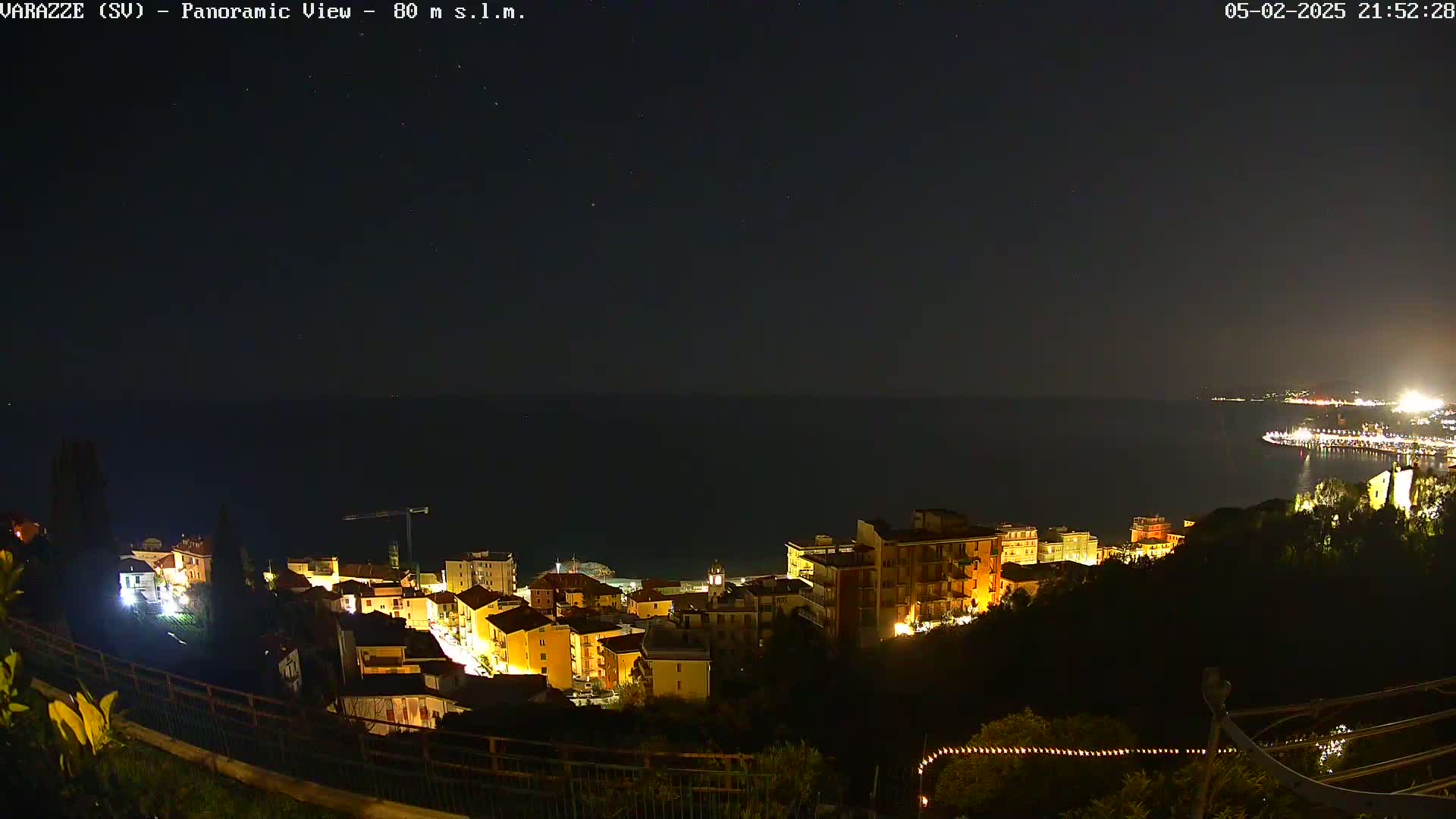 Varazze, Ligurian Sea Panaromic  Live Cam -  Liguria, Italy