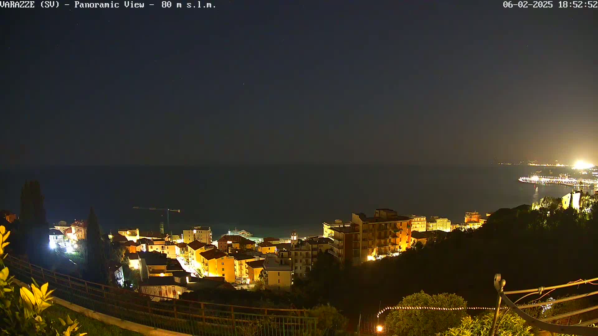 Varazze, Ligurian Sea Panaromic  Live Cam -  Liguria, Italy