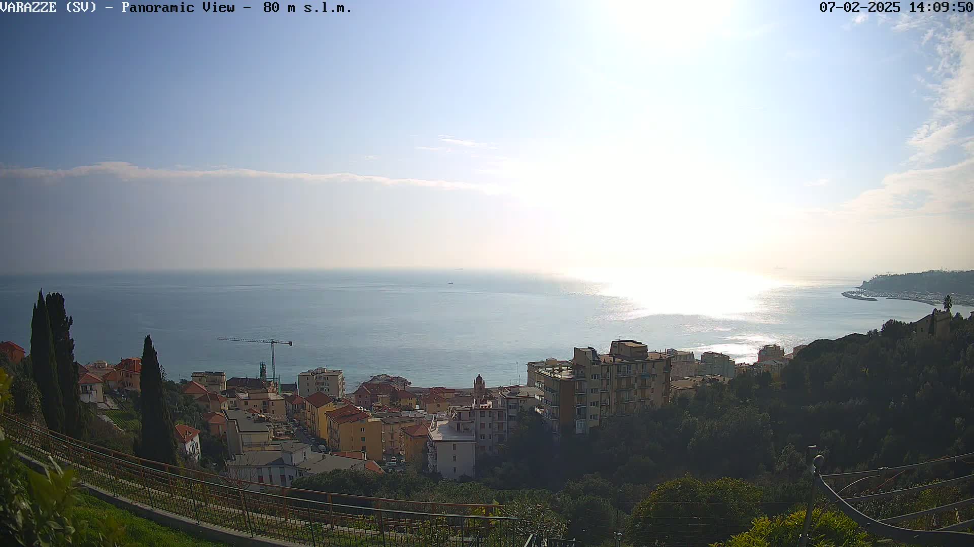 Varazze, Ligurian Sea Panaromic  Live Cam -  Liguria, Italy