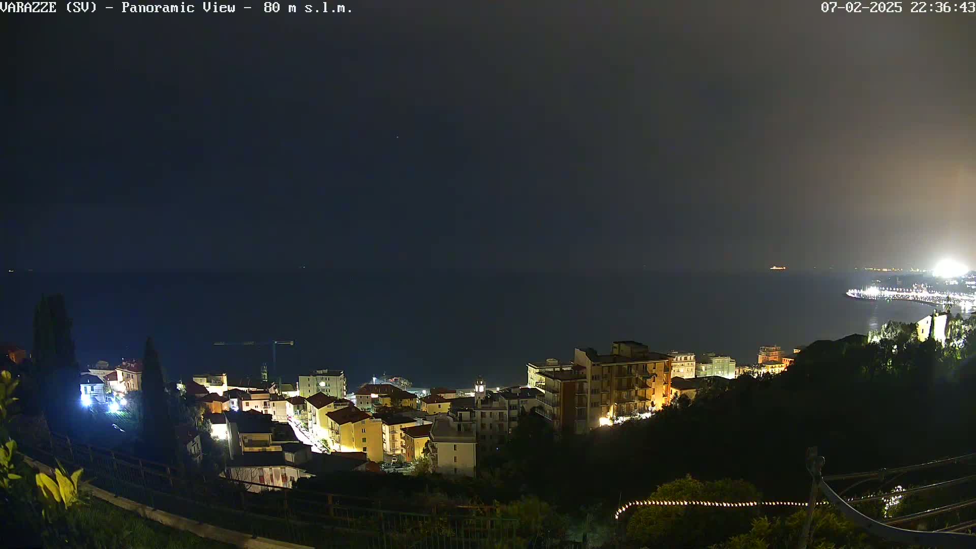 Varazze, Ligurian Sea Panaromic  Live Cam -  Liguria, Italy