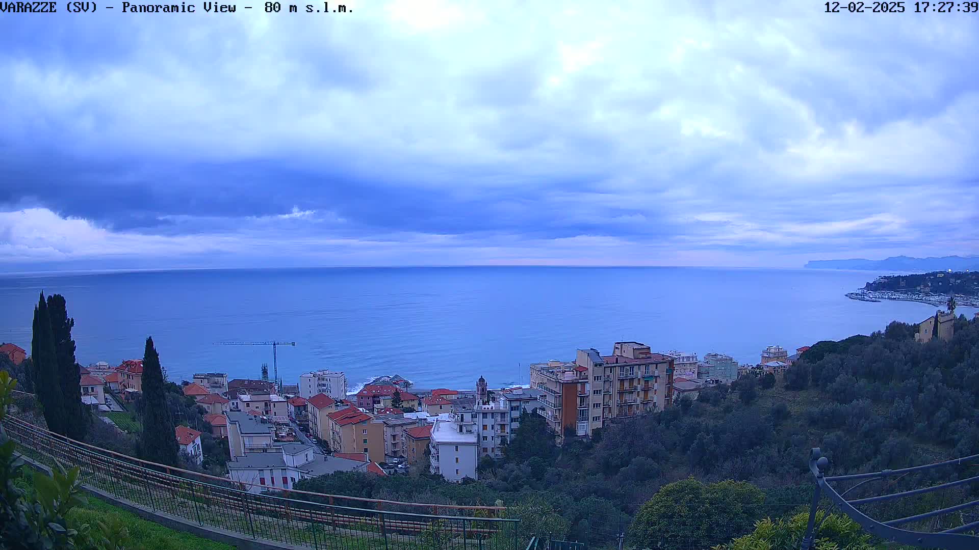 Varazze, Ligurian Sea Panaromic  Live Cam -  Liguria, Italy