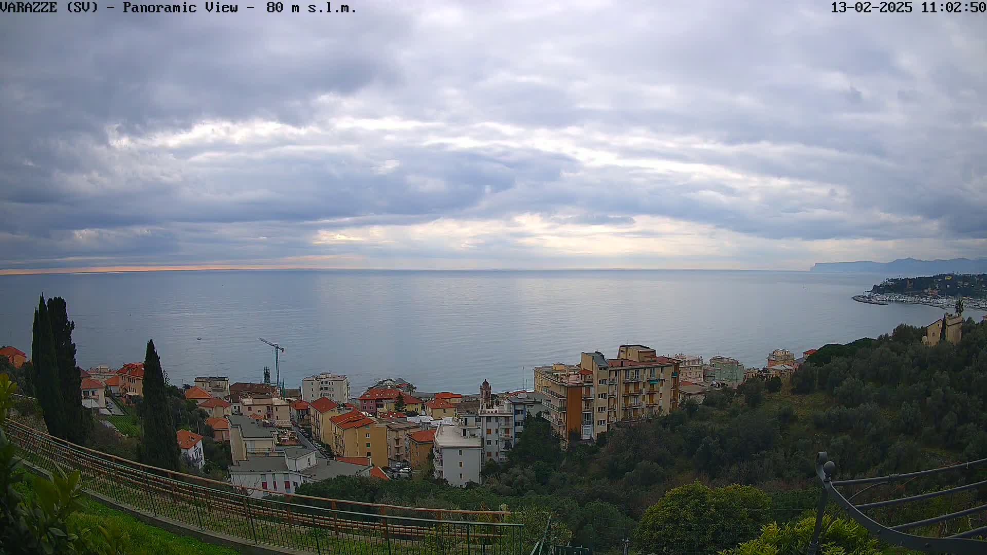 Varazze, Ligurian Sea Panaromic  Live Cam -  Liguria, Italy