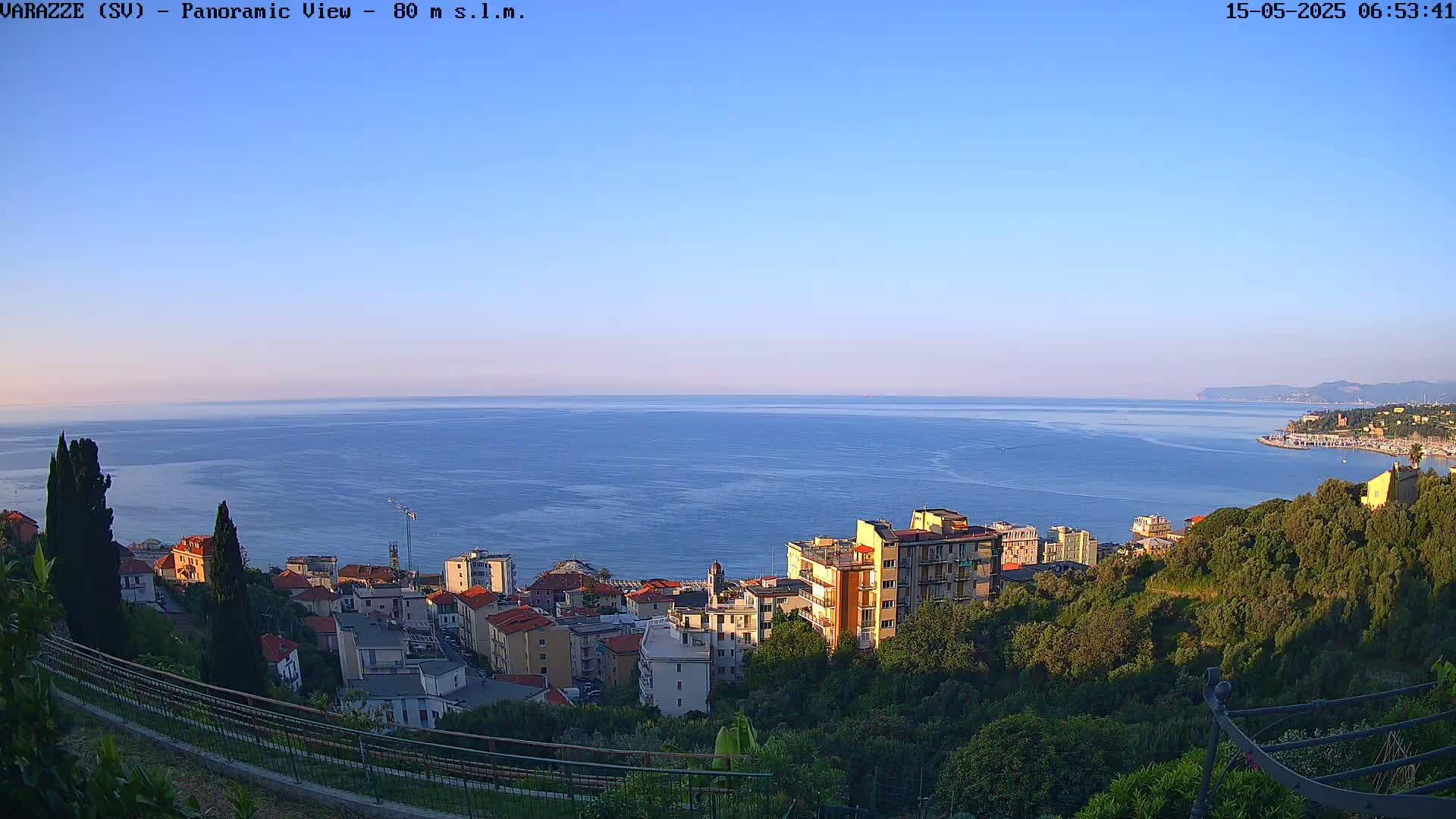 Varazze, Ligurian Sea Panaromic  Live Cam -  Liguria, Italy