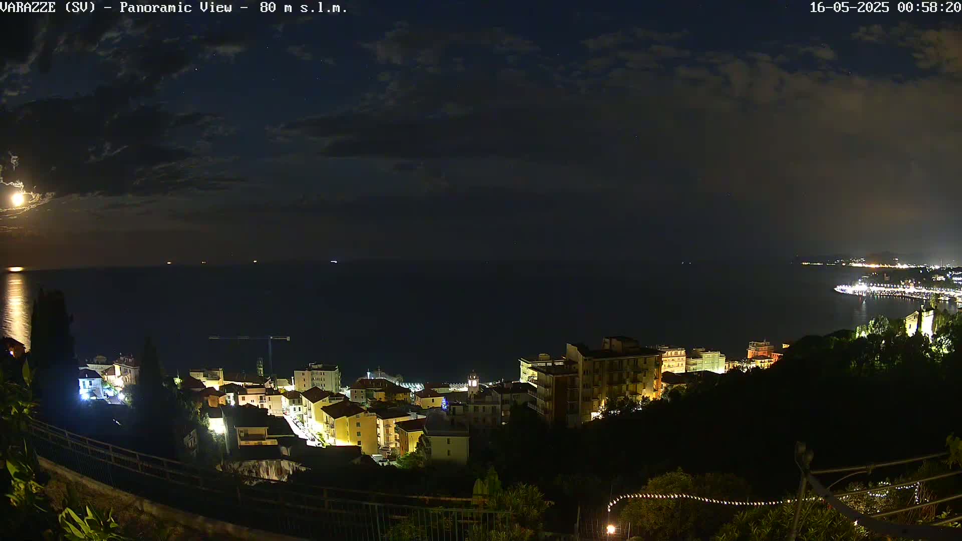 Varazze, Ligurian Sea Panaromic  Live Cam -  Liguria, Italy