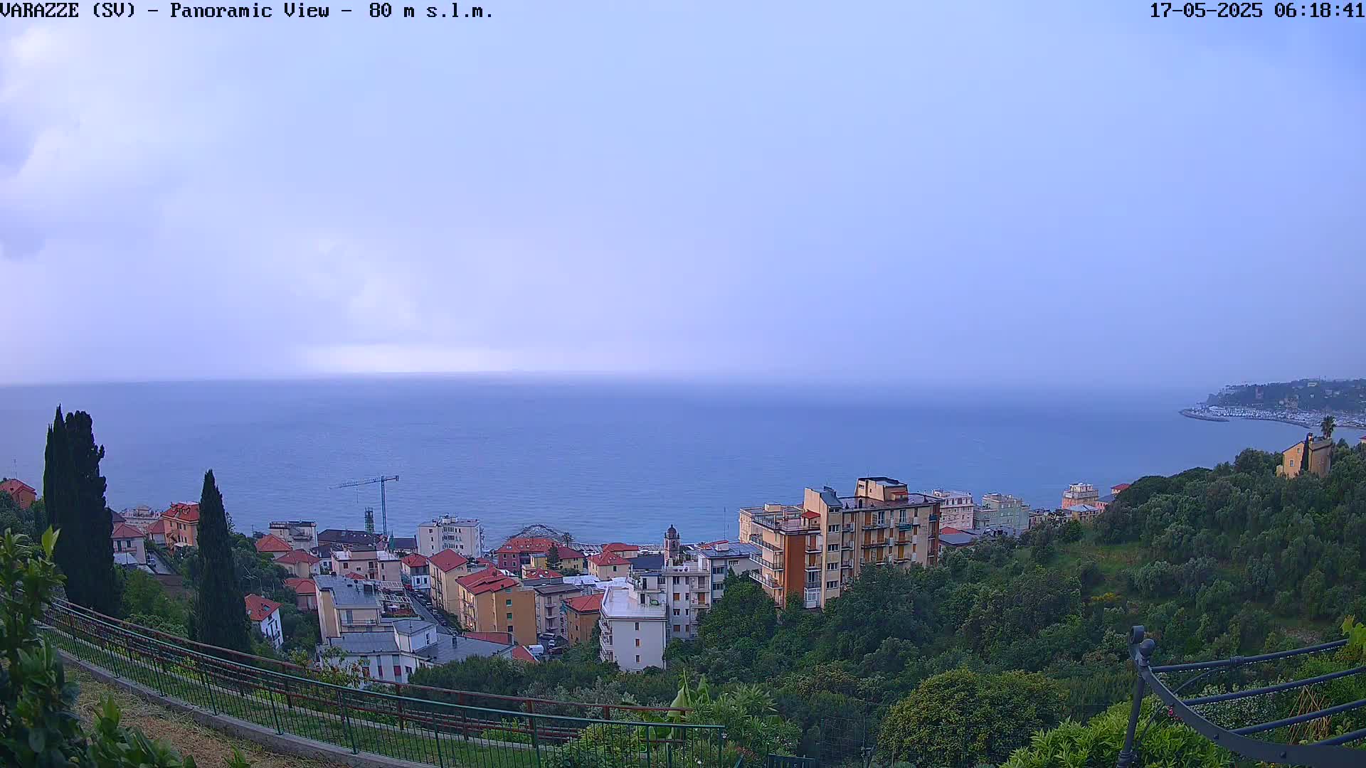 Varazze, Ligurian Sea Panaromic  Live Cam -  Liguria, Italy