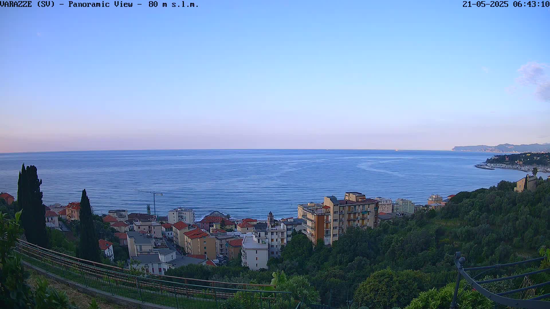Varazze, Ligurian Sea Panaromic  Live Cam -  Liguria, Italy