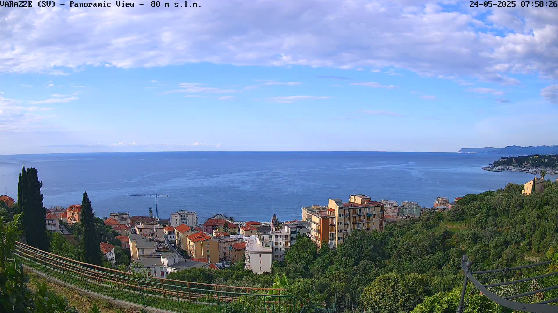 Varazze, Ligurian Sea Panaromic  Live Cam -  Liguria, Italy