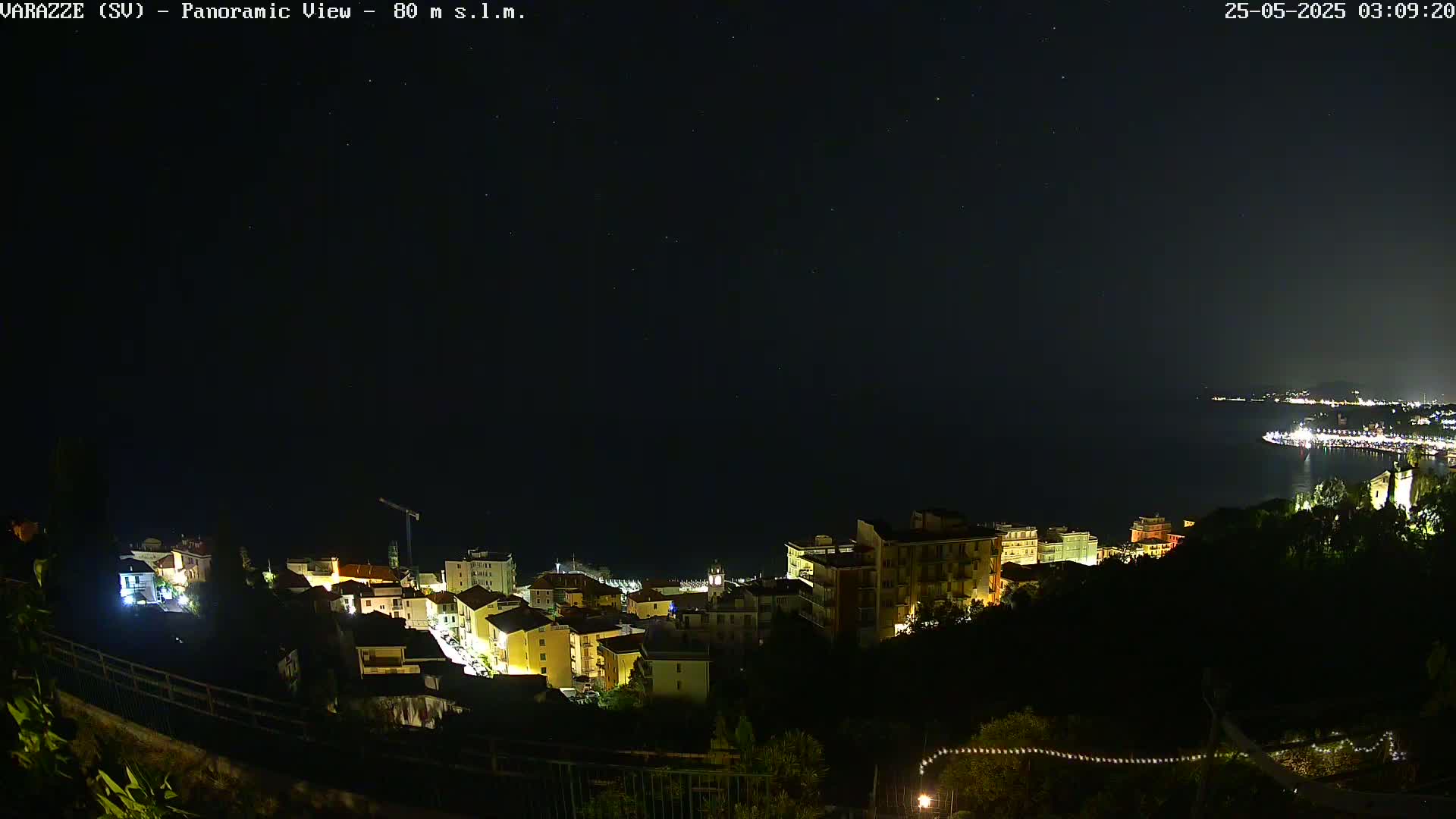Varazze, Ligurian Sea Panaromic  Live Cam -  Liguria, Italy
