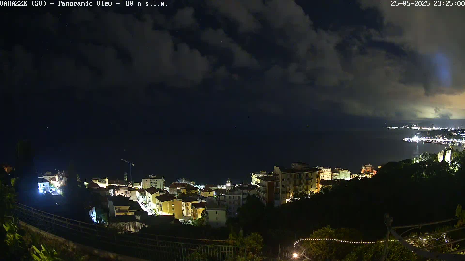 Varazze, Ligurian Sea Panaromic  Live Cam -  Liguria, Italy