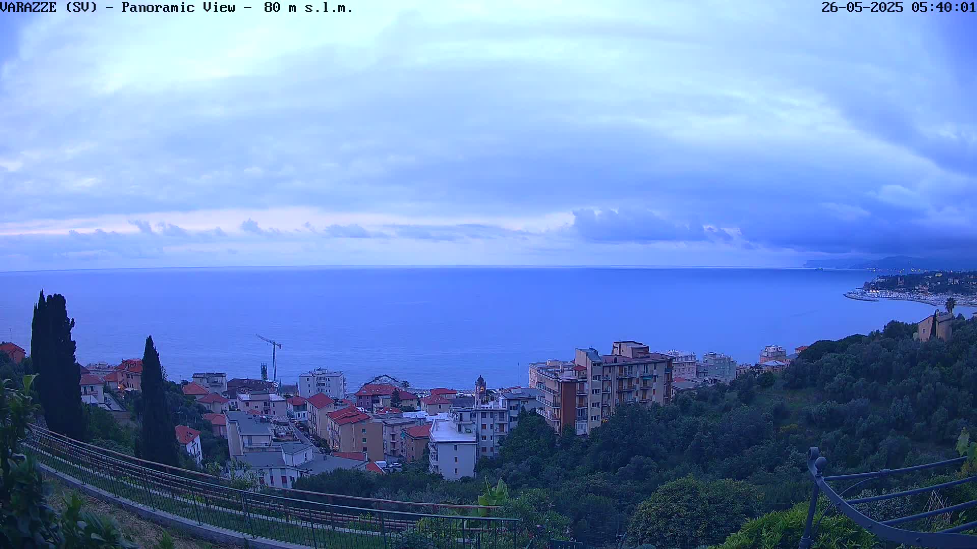 Varazze, Ligurian Sea Panaromic  Live Cam -  Liguria, Italy