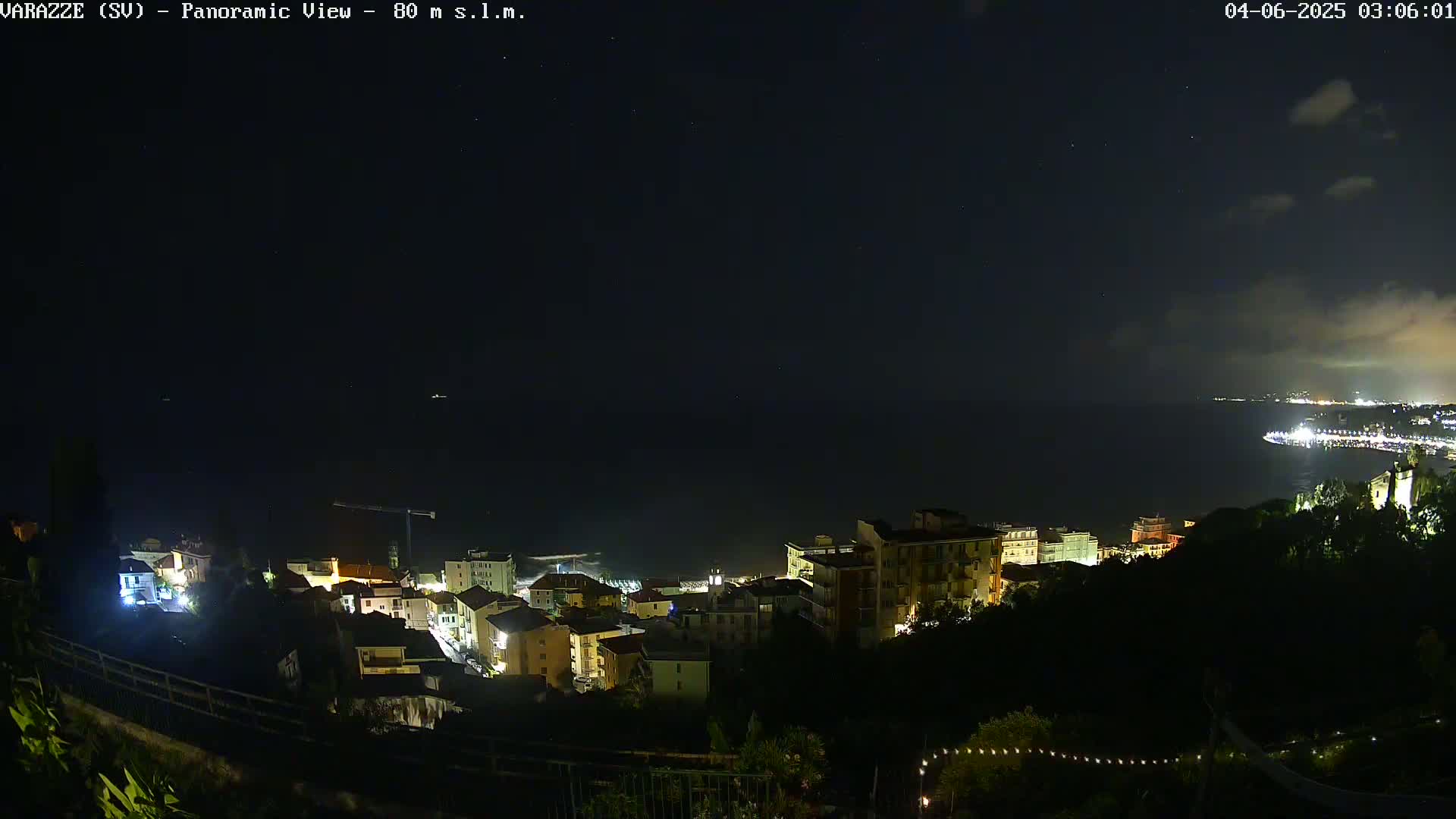Varazze, Ligurian Sea Panaromic  Live Cam -  Liguria, Italy