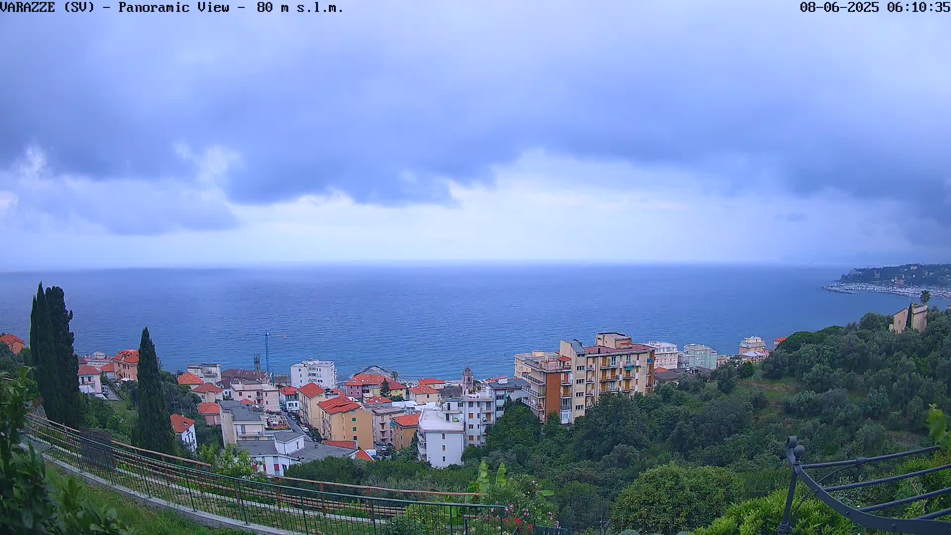 Varazze, Ligurian Sea Panaromic  Live Cam -  Liguria, Italy