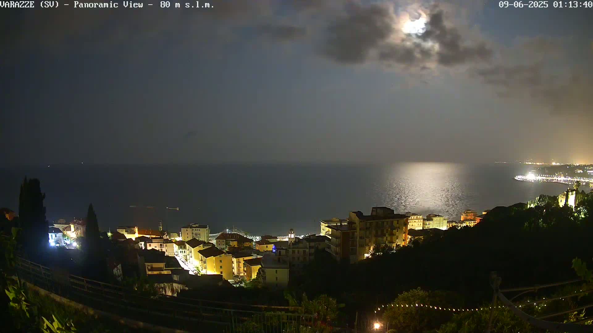 Varazze, Ligurian Sea Panaromic  Live Cam -  Liguria, Italy