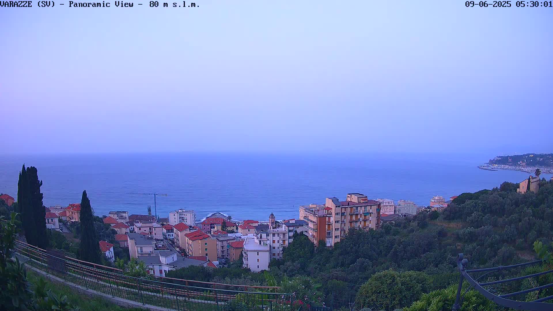 Varazze, Ligurian Sea Panaromic  Live Cam -  Liguria, Italy