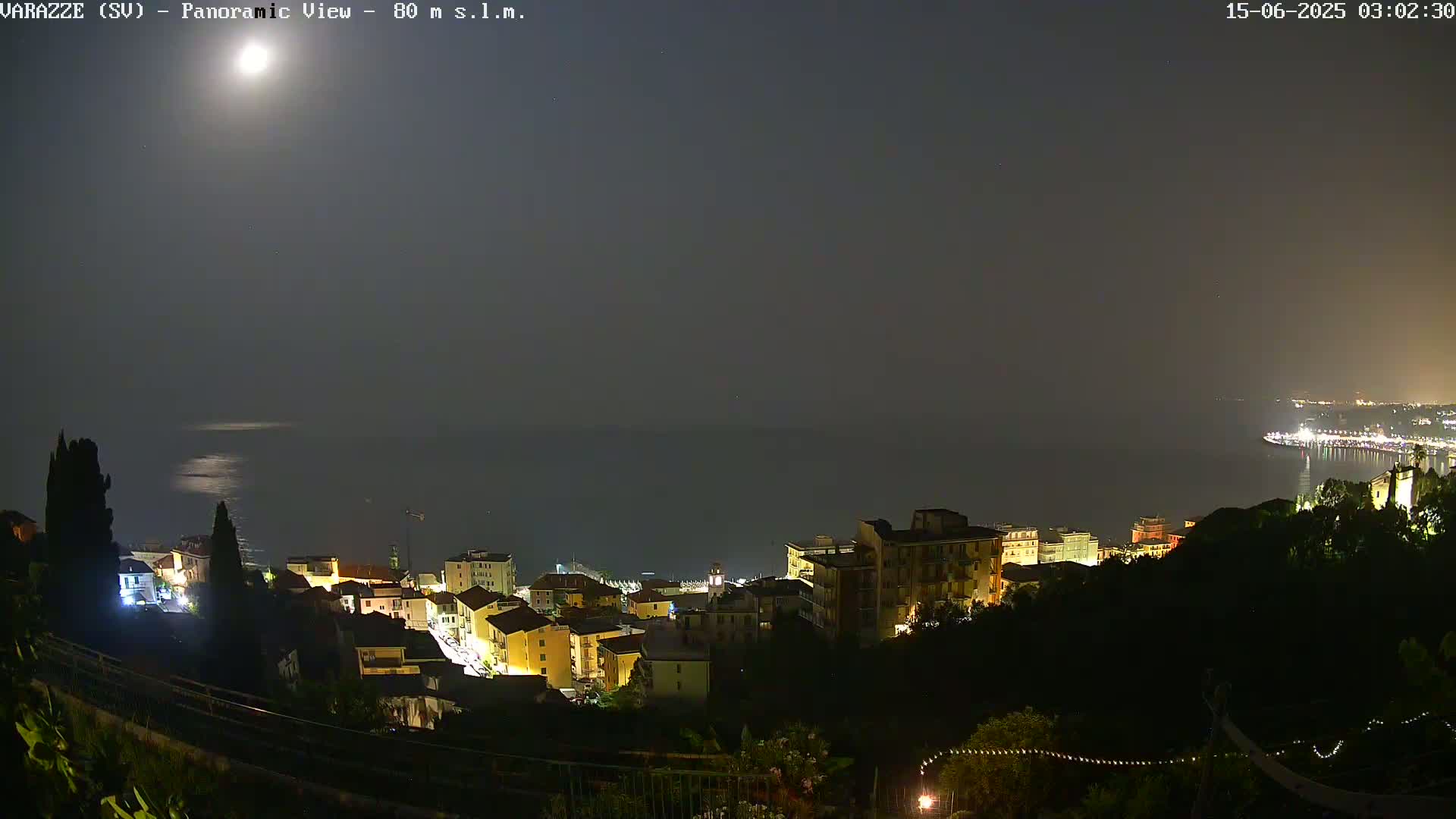 Varazze, Ligurian Sea Panaromic  Live Cam -  Liguria, Italy