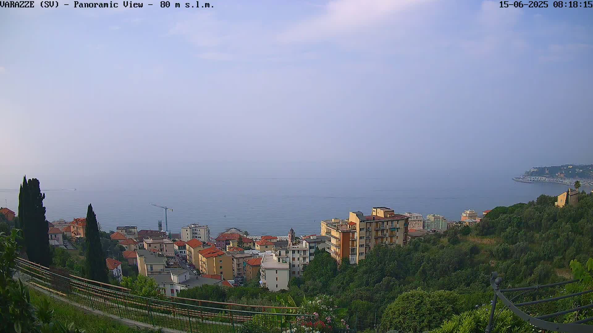Varazze, Ligurian Sea Panaromic  Live Cam -  Liguria, Italy