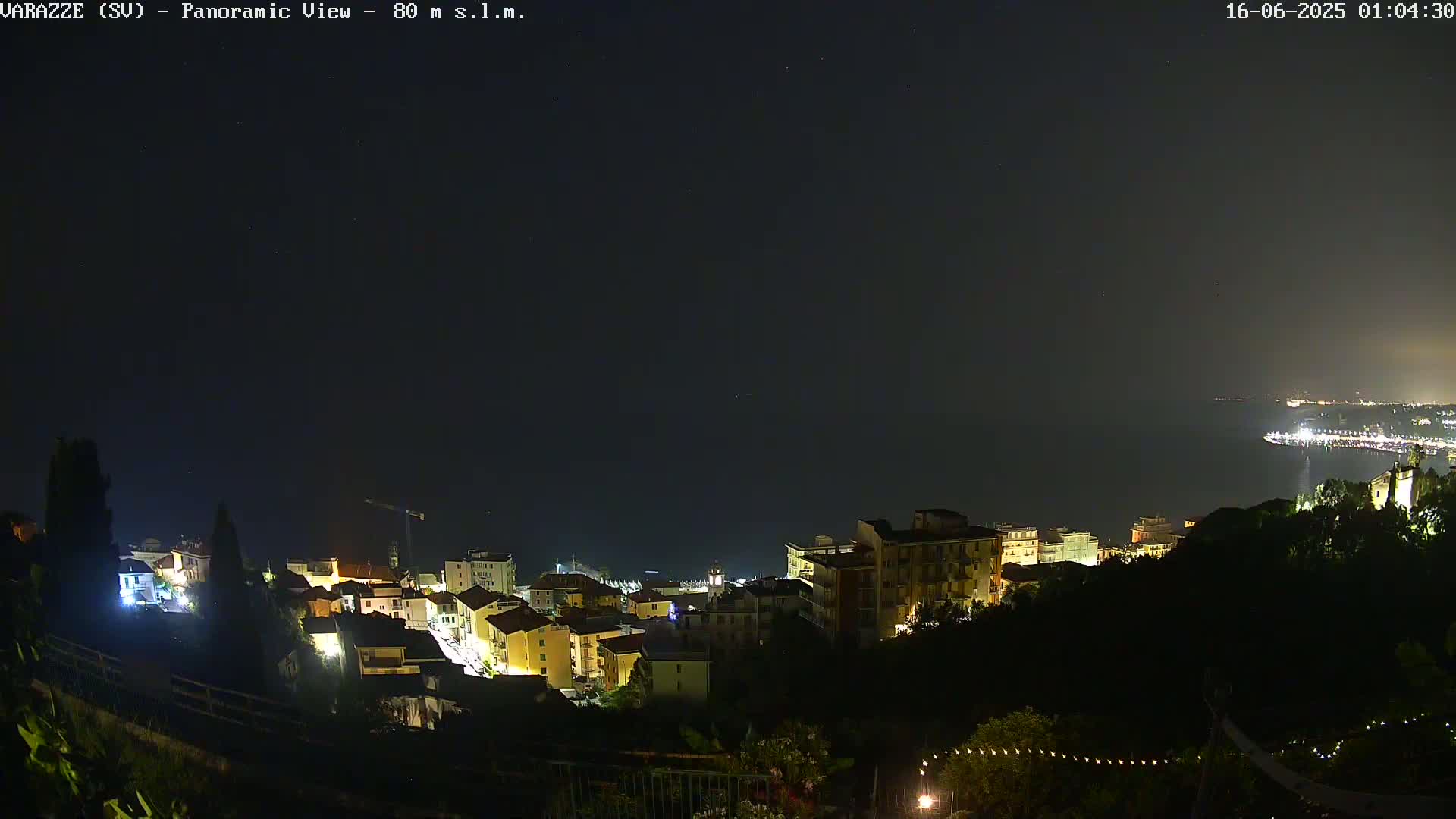 Varazze, Ligurian Sea Panaromic  Live Cam -  Liguria, Italy