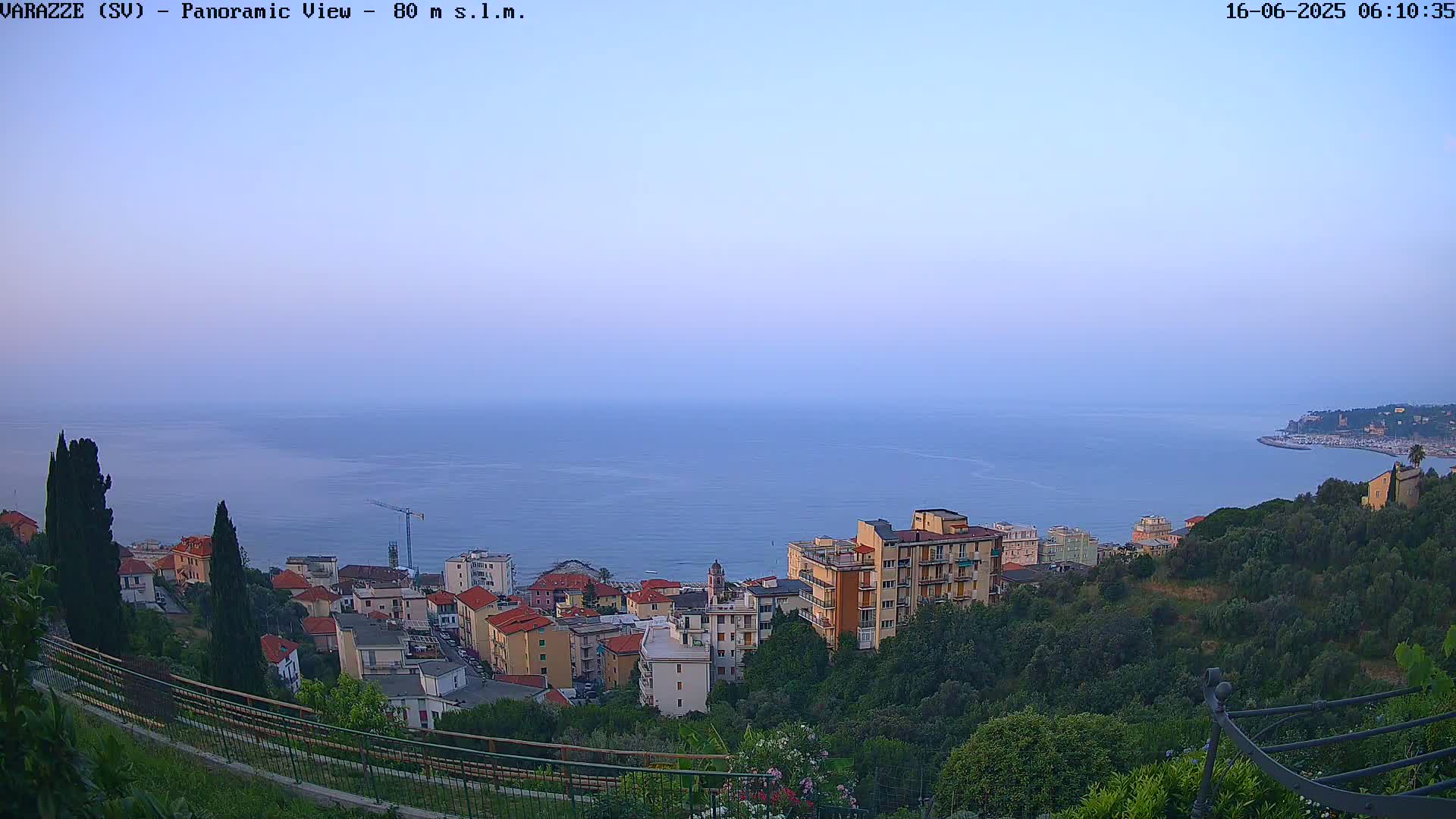 Varazze, Ligurian Sea Panaromic  Live Cam -  Liguria, Italy